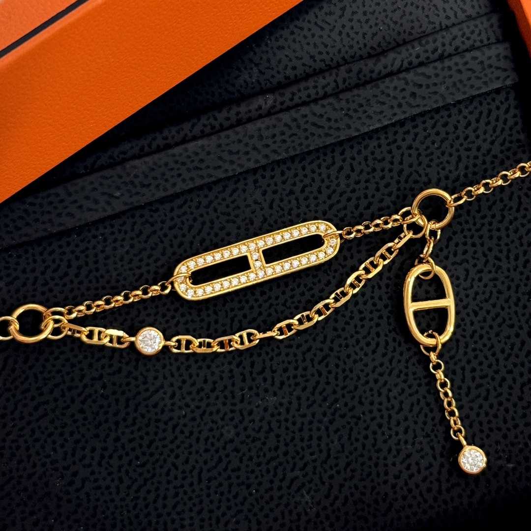 Hermes Chaine D'ancre Chaos Bracelet - FashionPlug