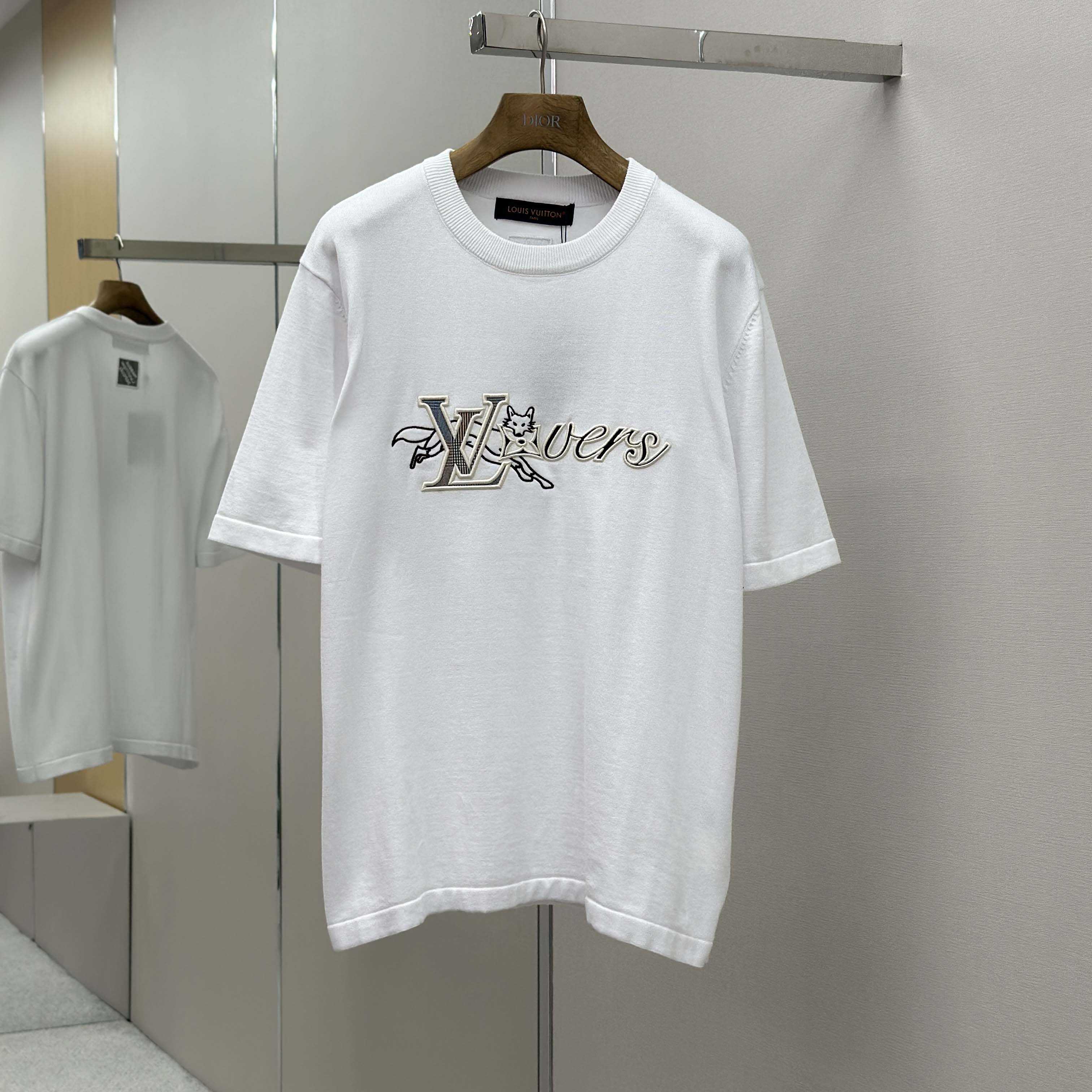 Louis Vuitton Short-Sleeved Crewneck   - FashionPlug