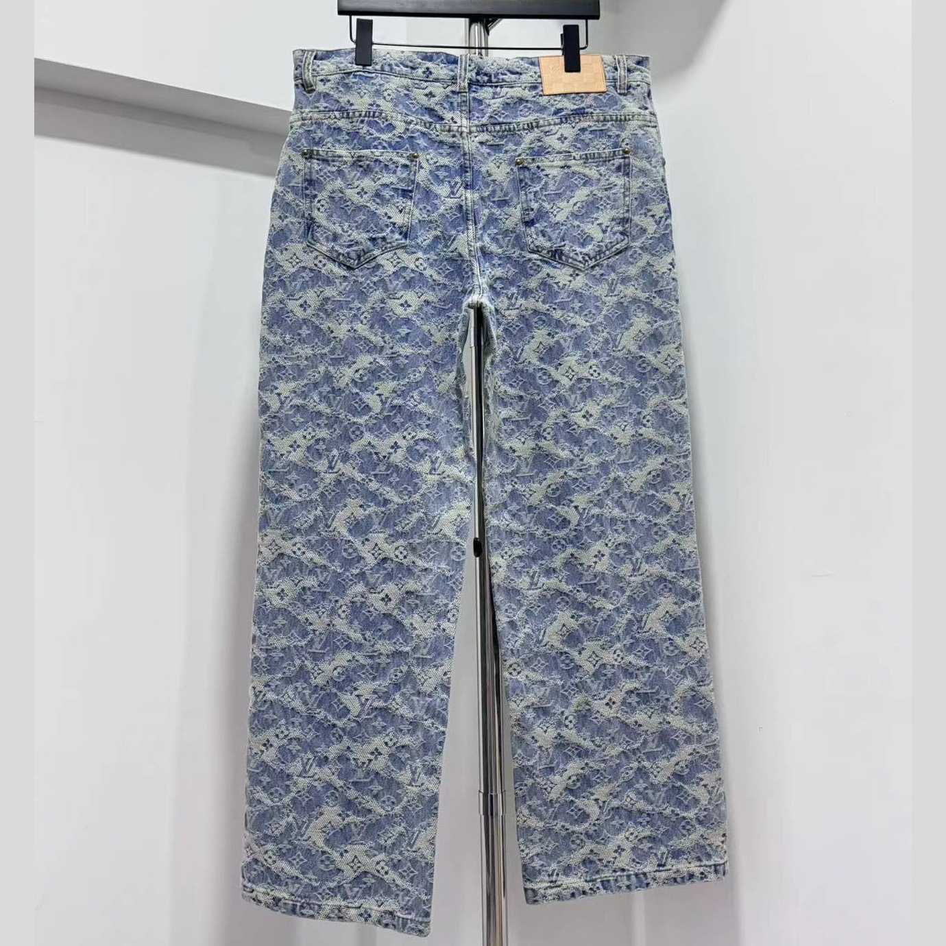 Louis Vuitton Monogram Denim Jeans - FashionPlug