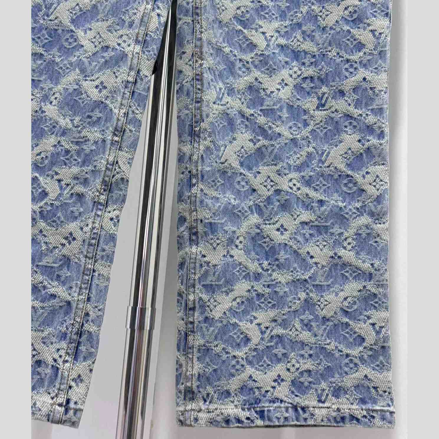 Louis Vuitton Monogram Denim Jeans - FashionPlug