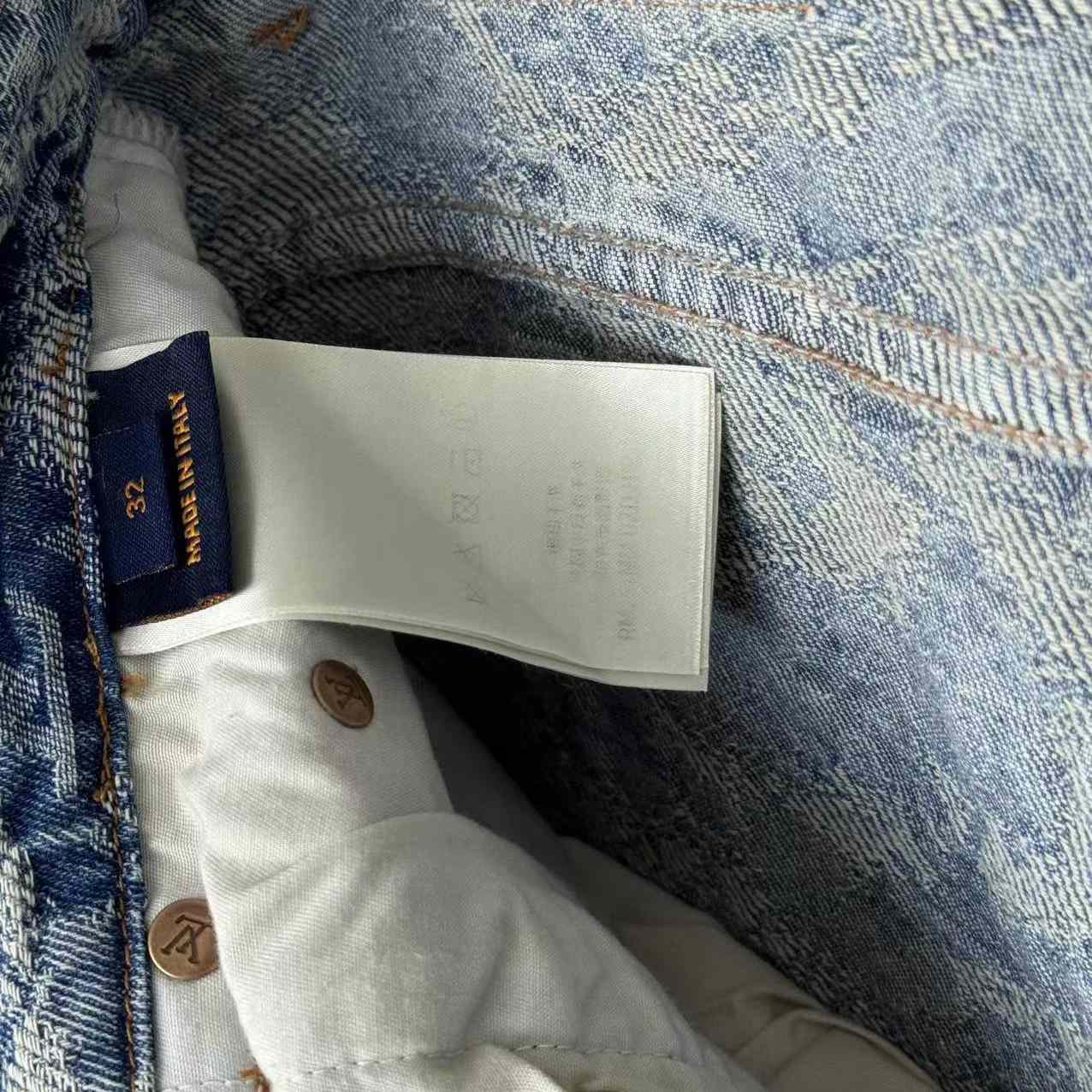 Louis Vuitton Monogram Denim Jeans - FashionPlug