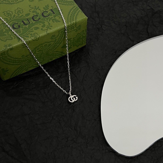 Gucci GG Marmont Pendant Necklace - FashionPlug