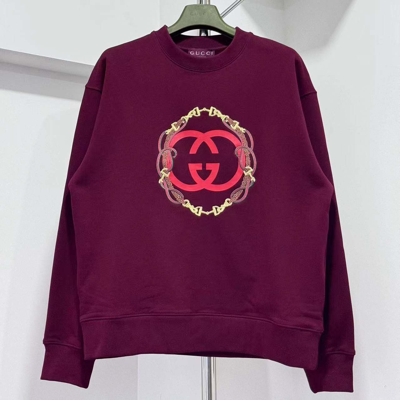 Gucci Cotton Jersey Sweatshirt With Print - FashionPlug