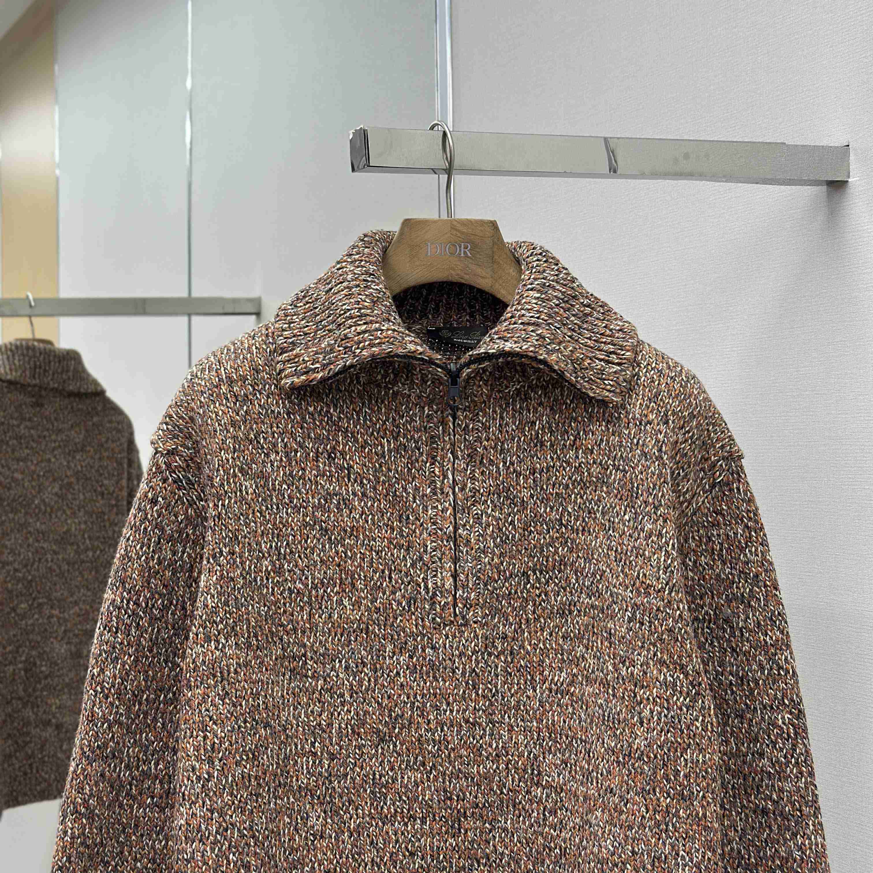 Loro Piana Cashmere Half-Zip Rollneck Sweater - FashionPlug