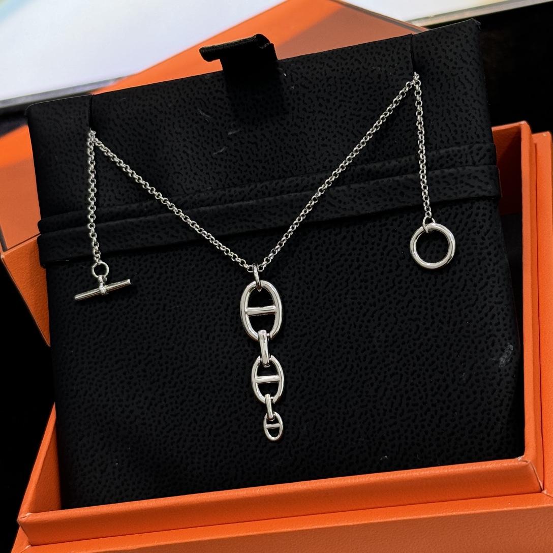 Hermès Pre-Owned 2010s Chaîne d'Ancre Necklace - FashionPlug
