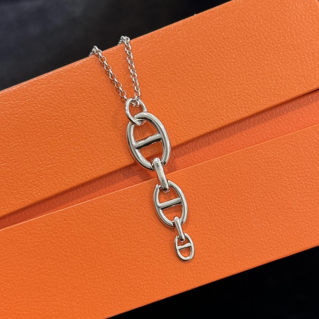 Hermès Pre-Owned 2010s Chaîne d'Ancre Necklace - FashionPlug