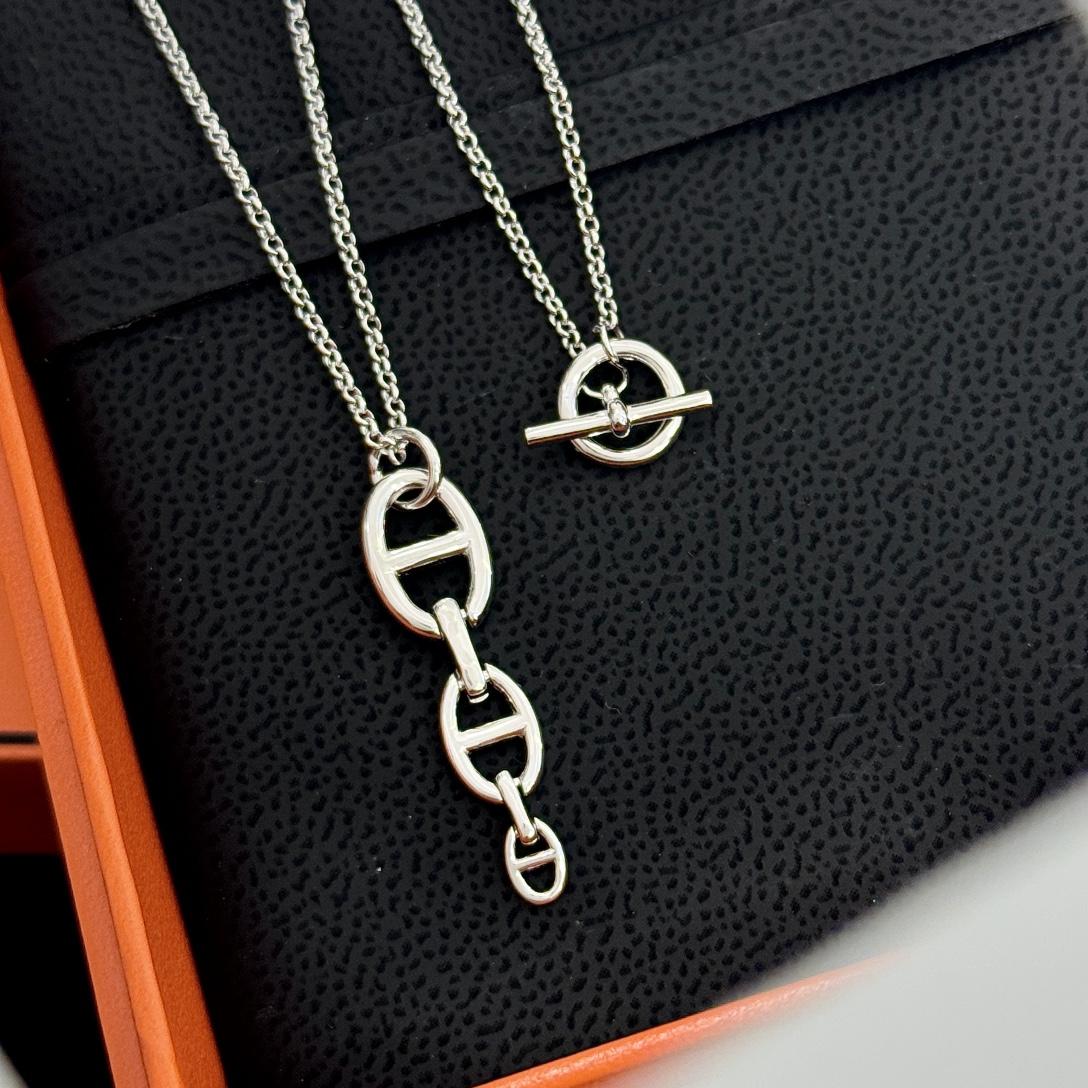 Hermès Pre-Owned 2010s Chaîne d'Ancre Necklace - FashionPlug