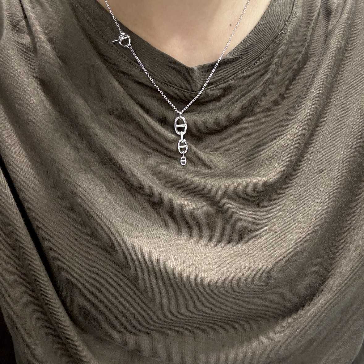 Hermès Pre-Owned 2010s Chaîne d'Ancre Necklace - FashionPlug