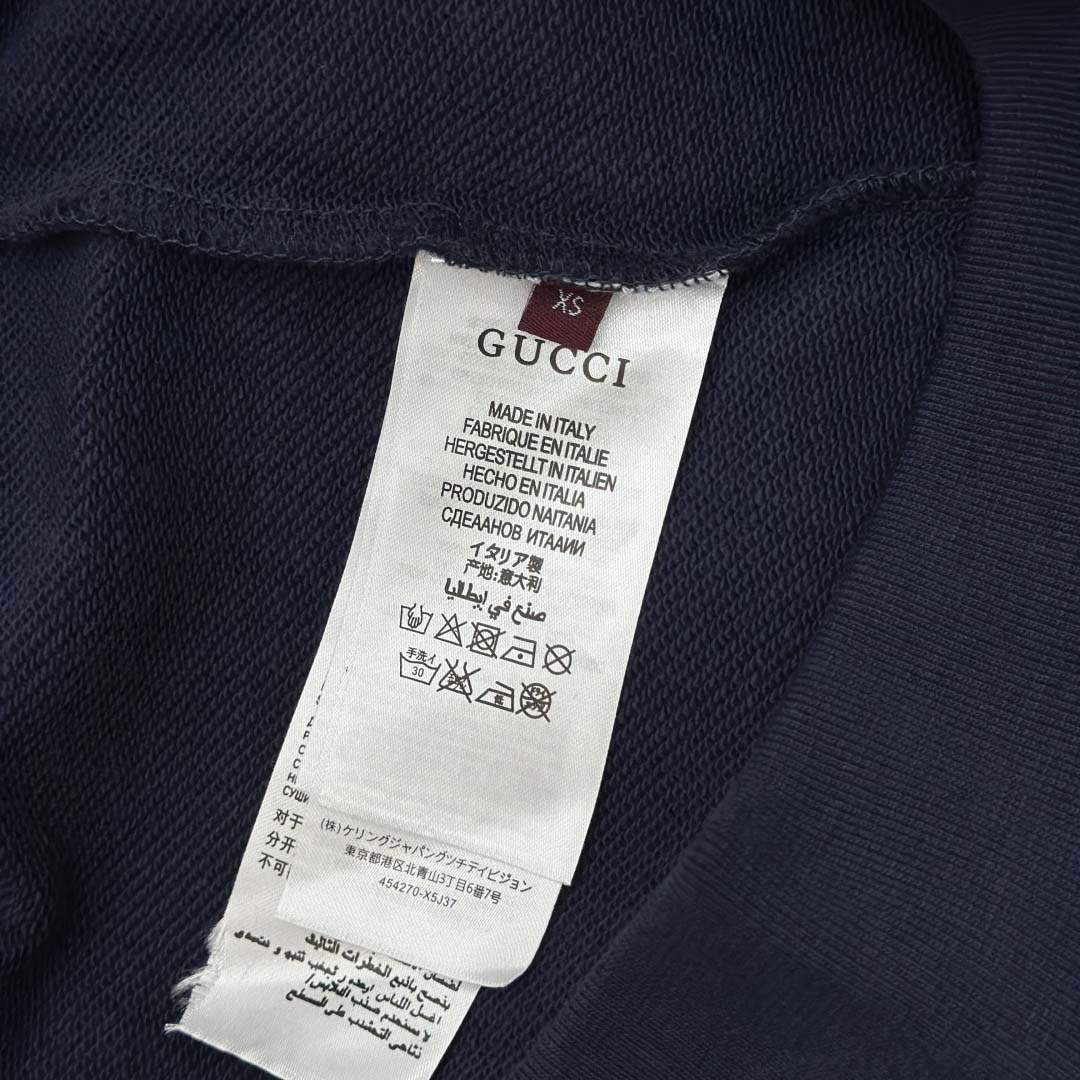 Gucci Printed Cotton Jersey Hooded Sweatshirt - FashionPlug