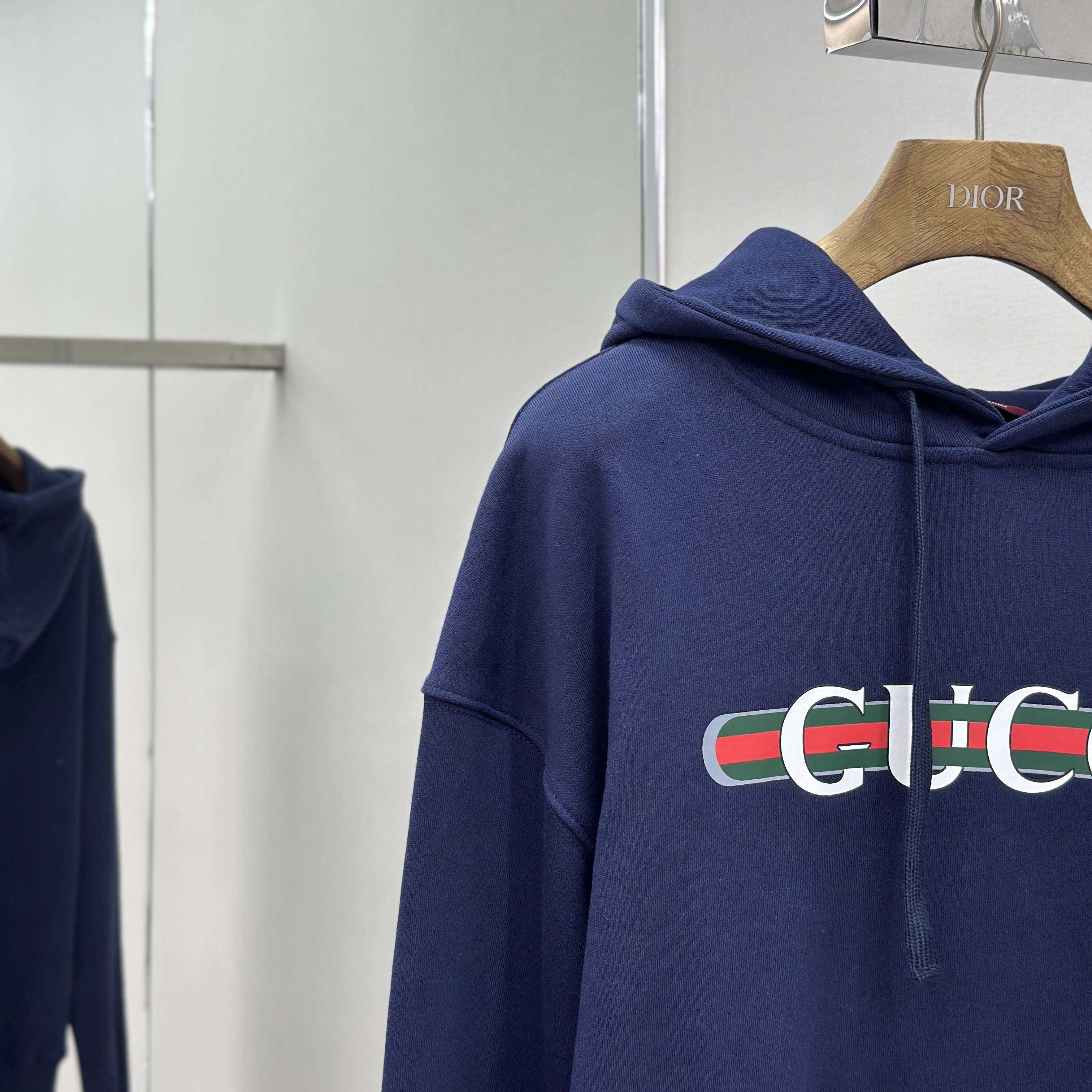 Gucci Printed Cotton Jersey Hooded Sweatshirt - FashionPlug