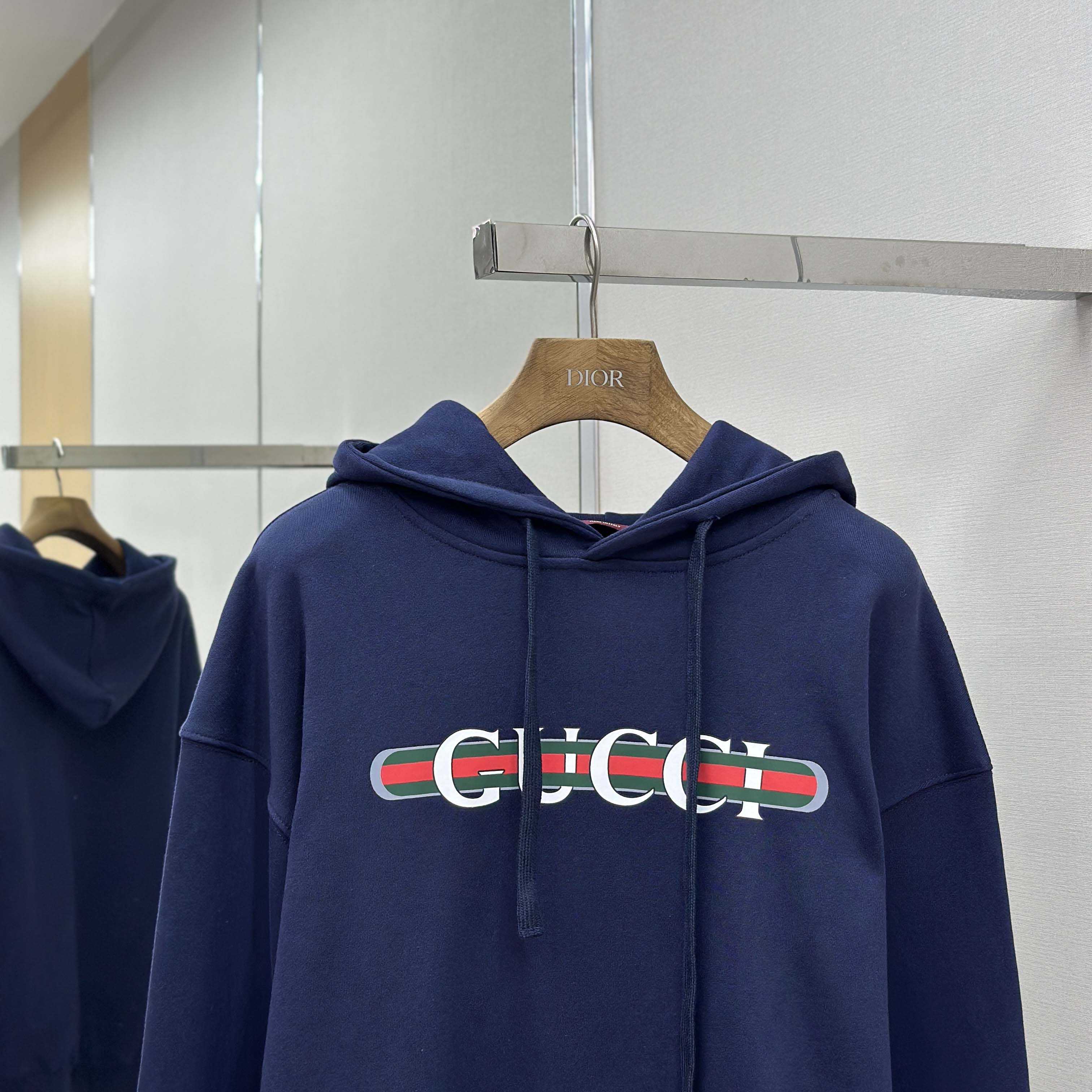 Gucci Printed Cotton Jersey Hooded Sweatshirt - FashionPlug