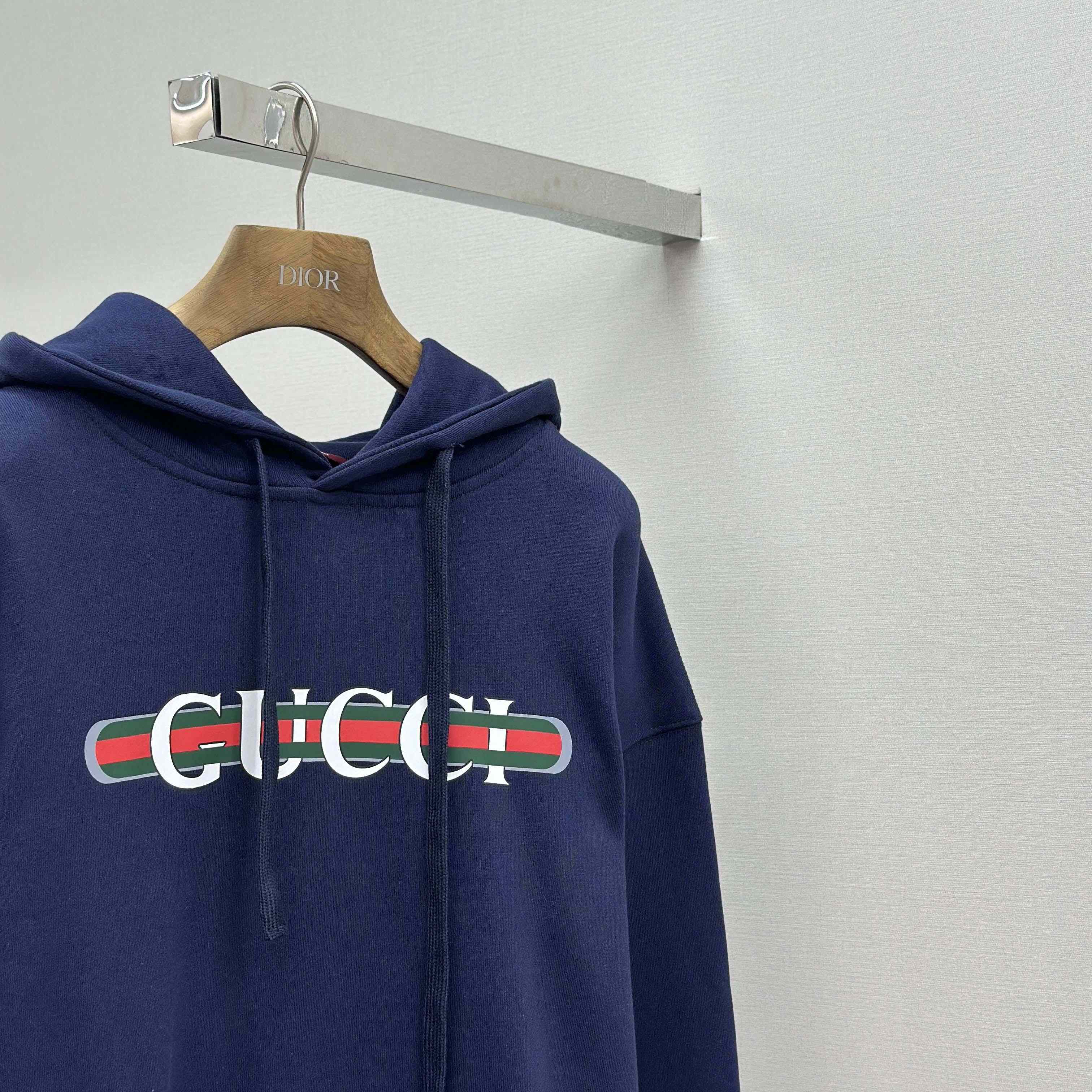 Gucci Printed Cotton Jersey Hooded Sweatshirt - FashionPlug