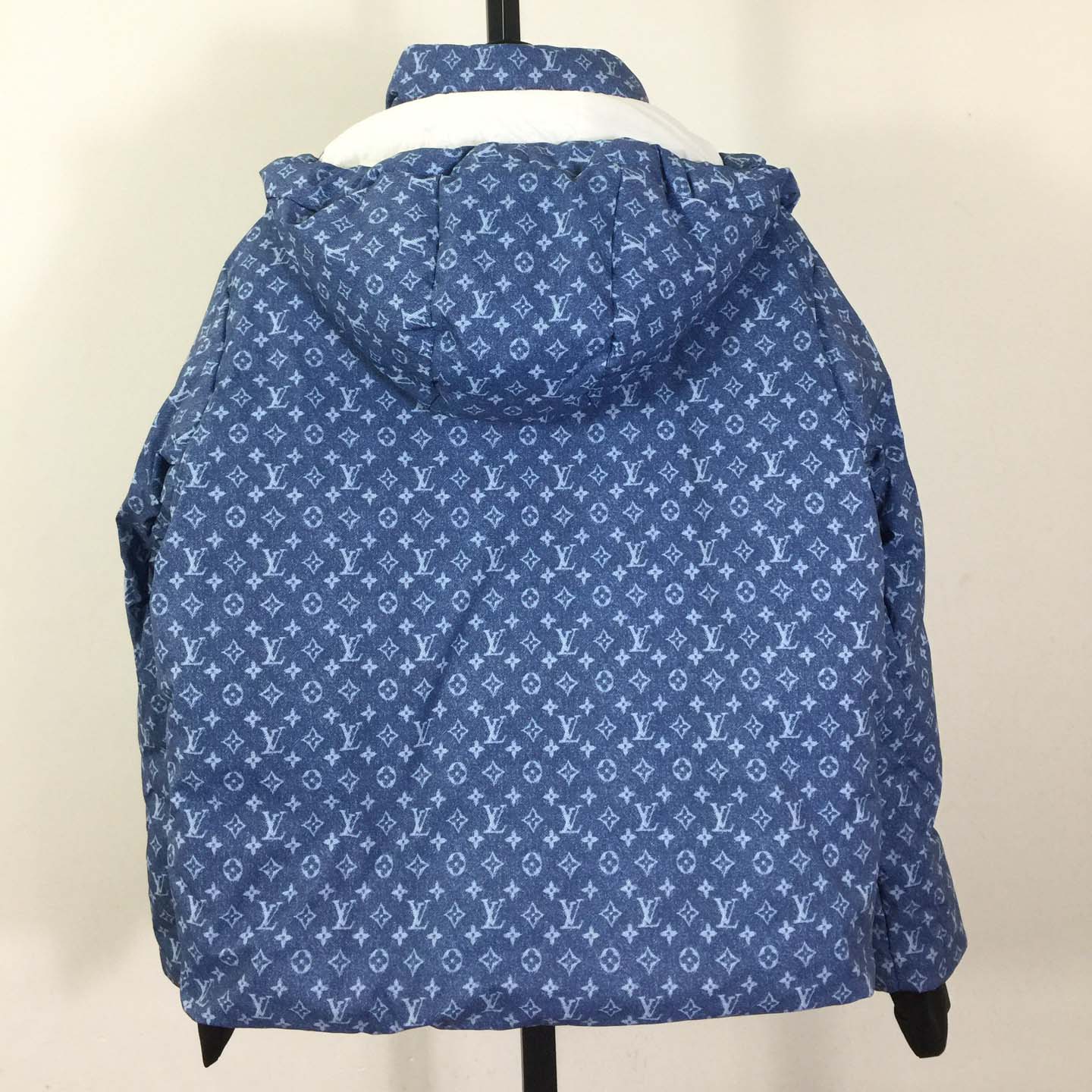 Louis Vuitton Denim-Effect Monogram Ski Jacket  - FashionPlug