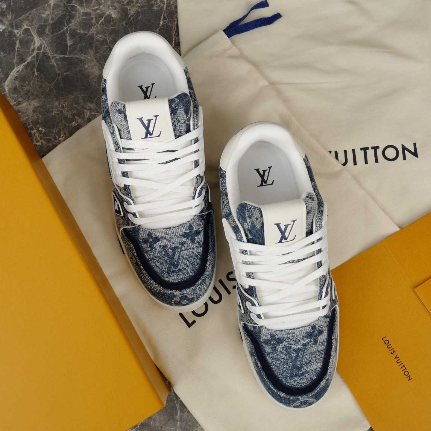 Louis Vuitton LV Trainer Sneaker  - FashionPlug