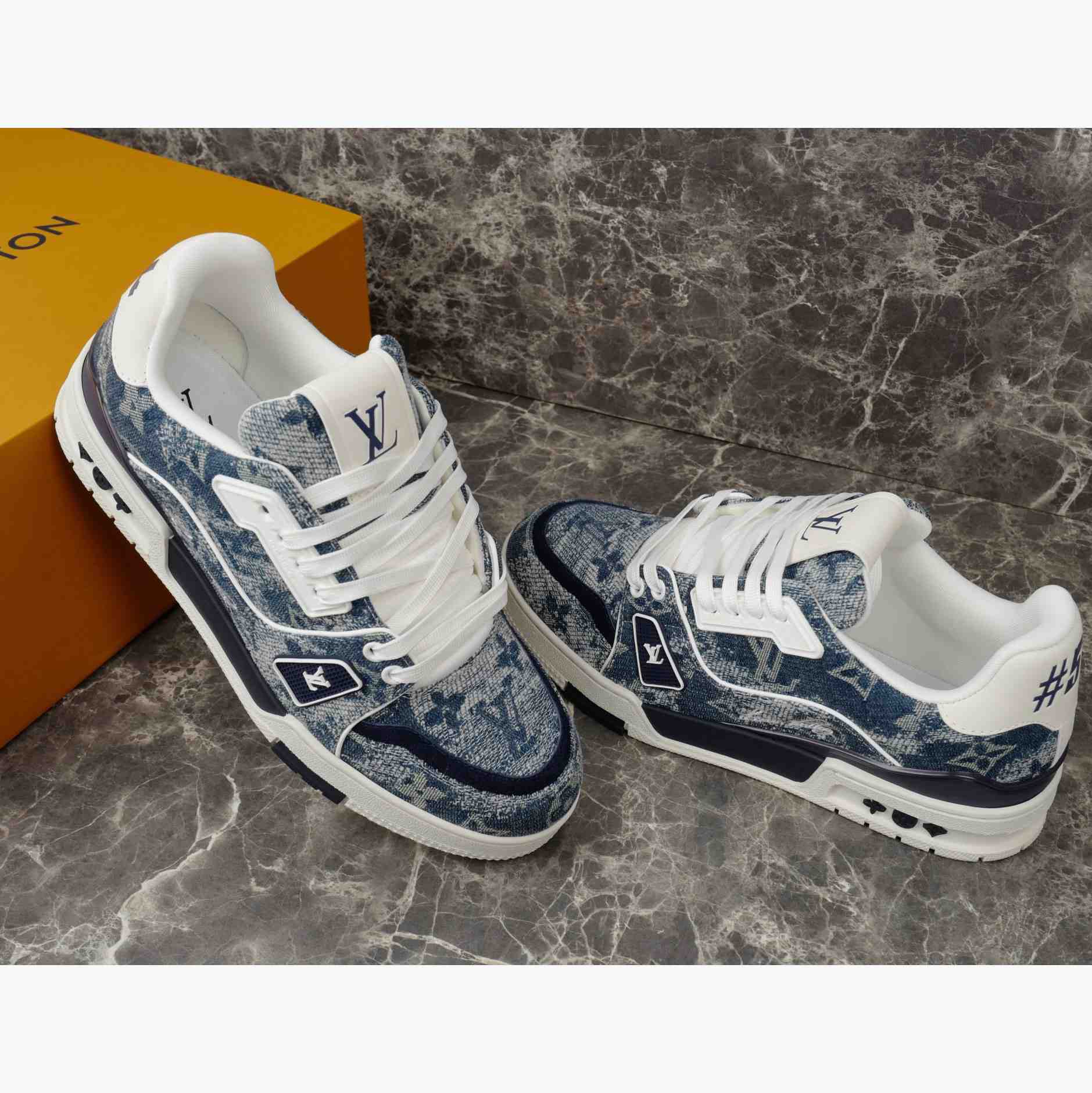 Louis Vuitton LV Trainer Sneaker  - FashionPlug