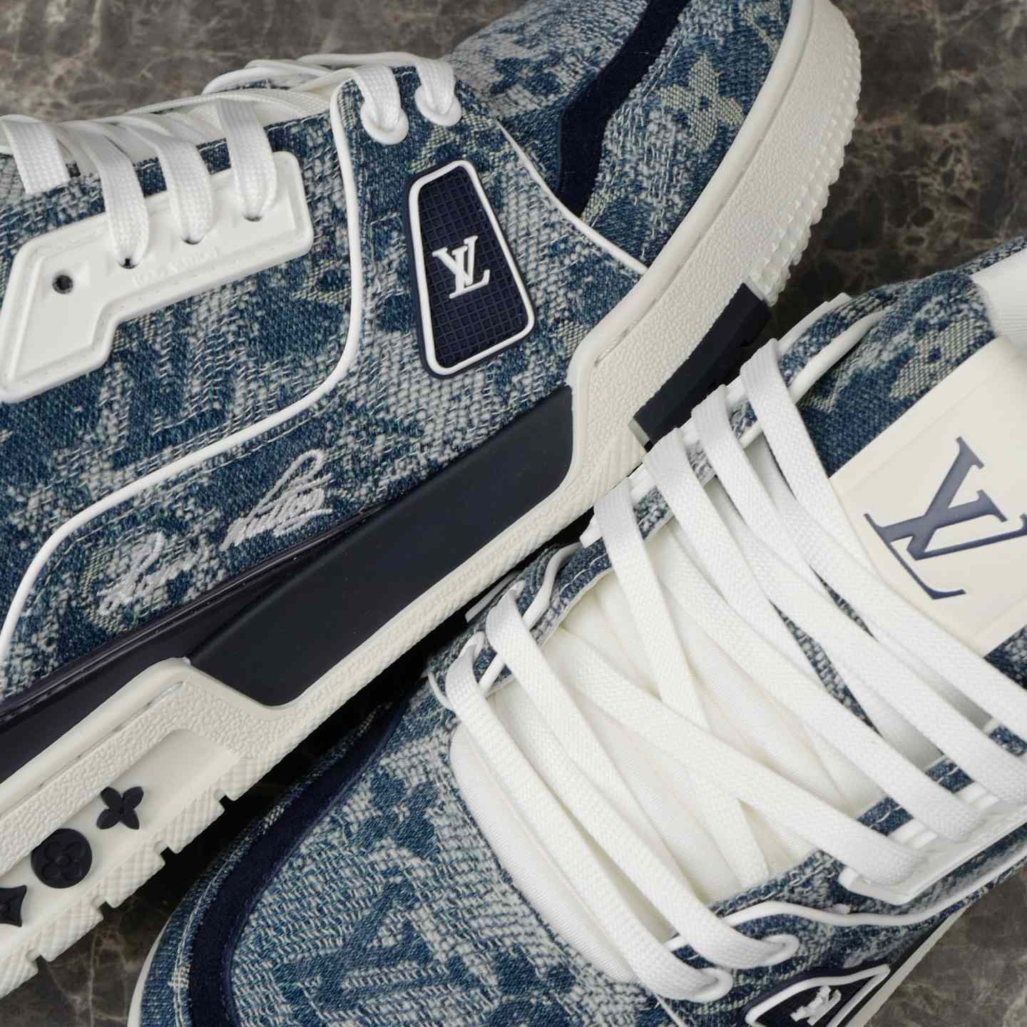 Louis Vuitton LV Trainer Sneaker  - FashionPlug