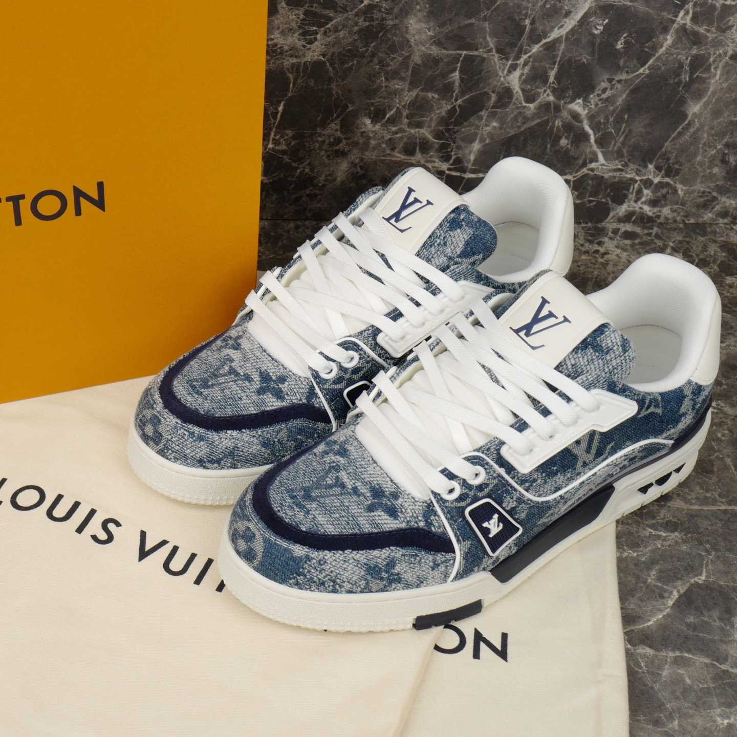 Louis Vuitton LV Trainer Sneaker  - FashionPlug