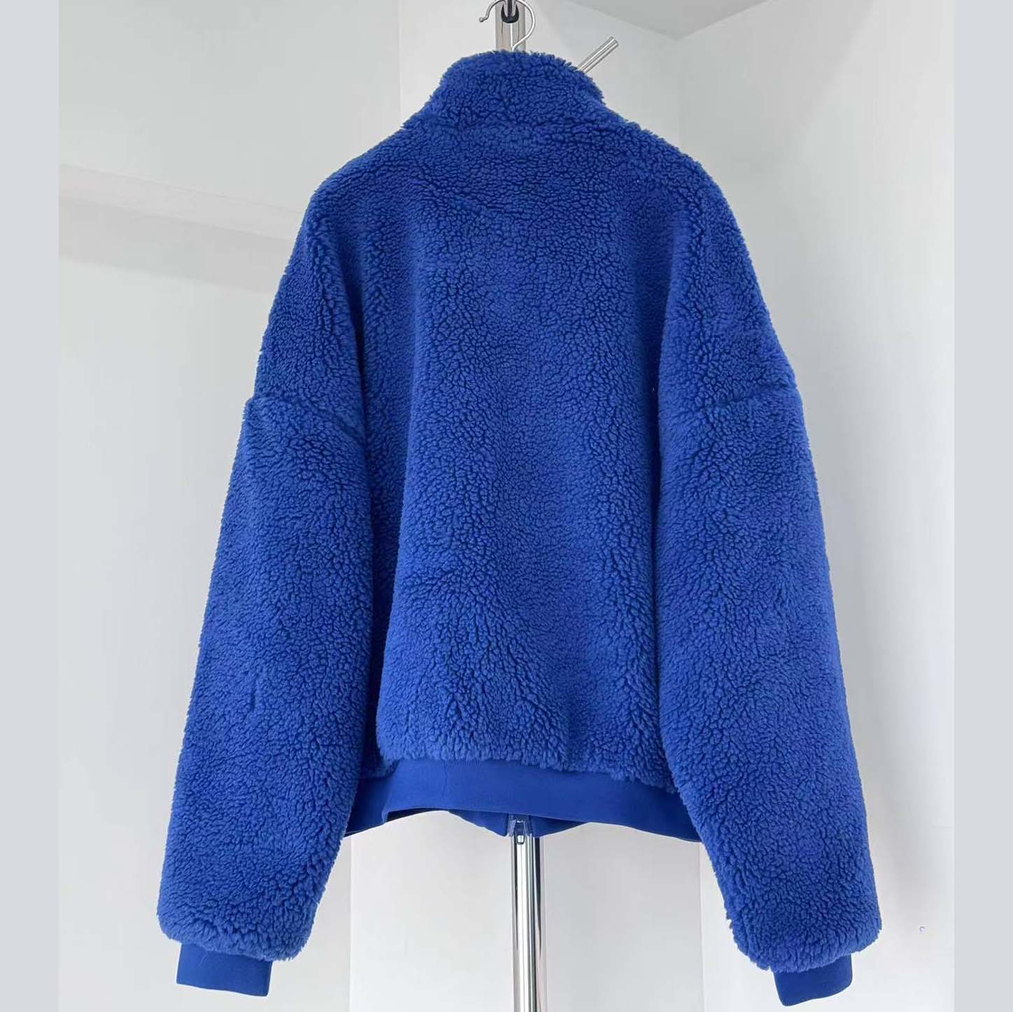 Balenciaga 3B Sports Icon Ski Zip-Up Jacket In Light Marine Blue - FashionPlug