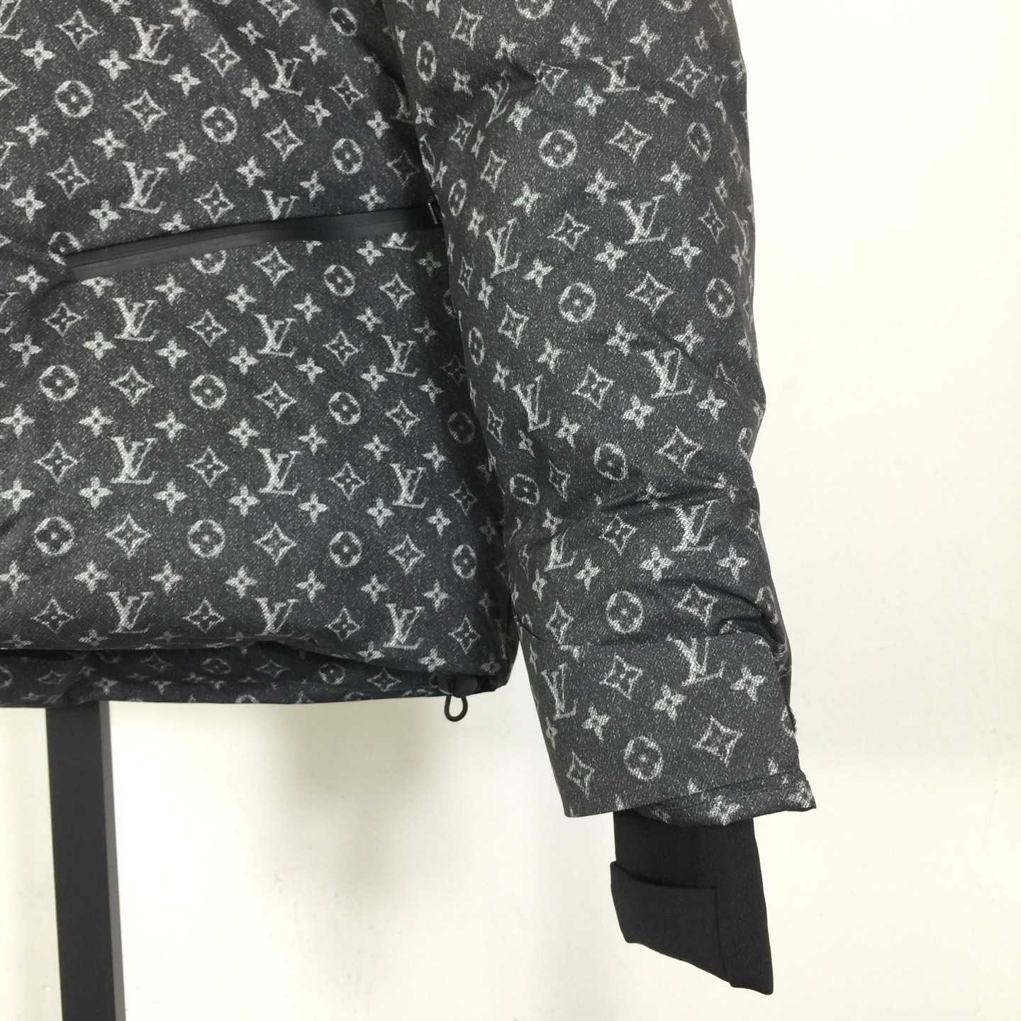 Louis Vuitton Denim-Effect Monogram Ski Jacket  - FashionPlug