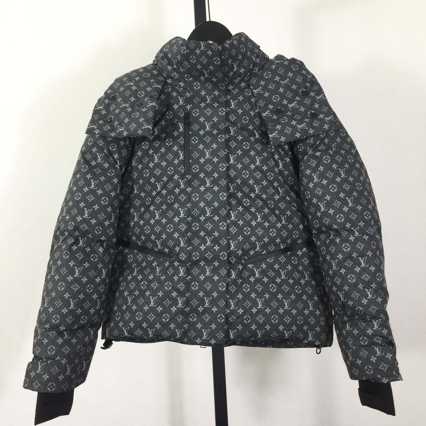 Louis Vuitton Denim-Effect Monogram Ski Jacket  - FashionPlug