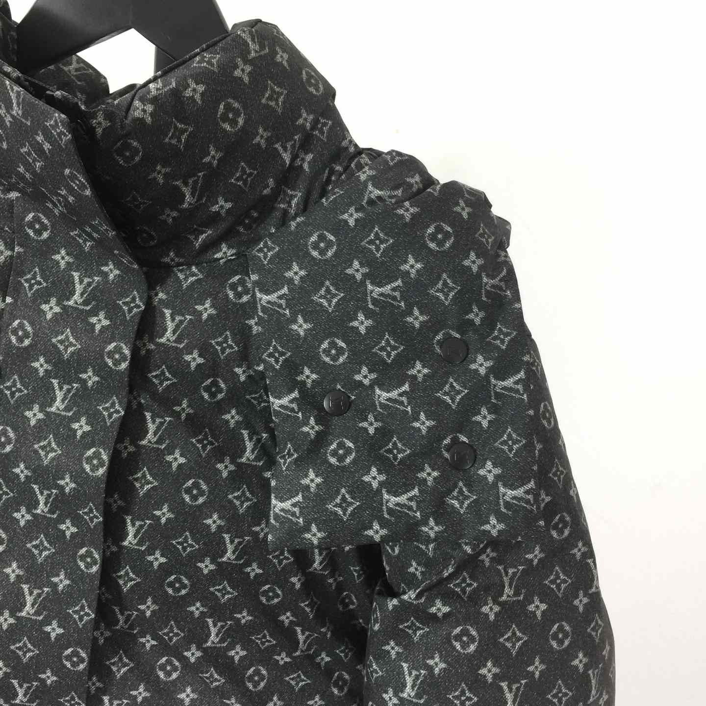 Louis Vuitton Denim-Effect Monogram Ski Jacket  - FashionPlug