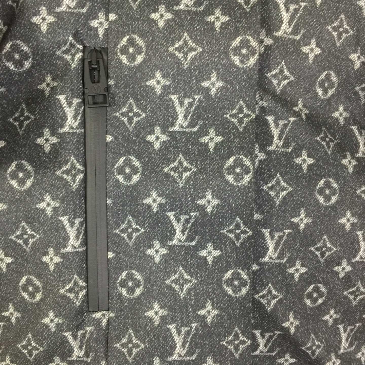 Louis Vuitton Denim-Effect Monogram Ski Jacket  - FashionPlug
