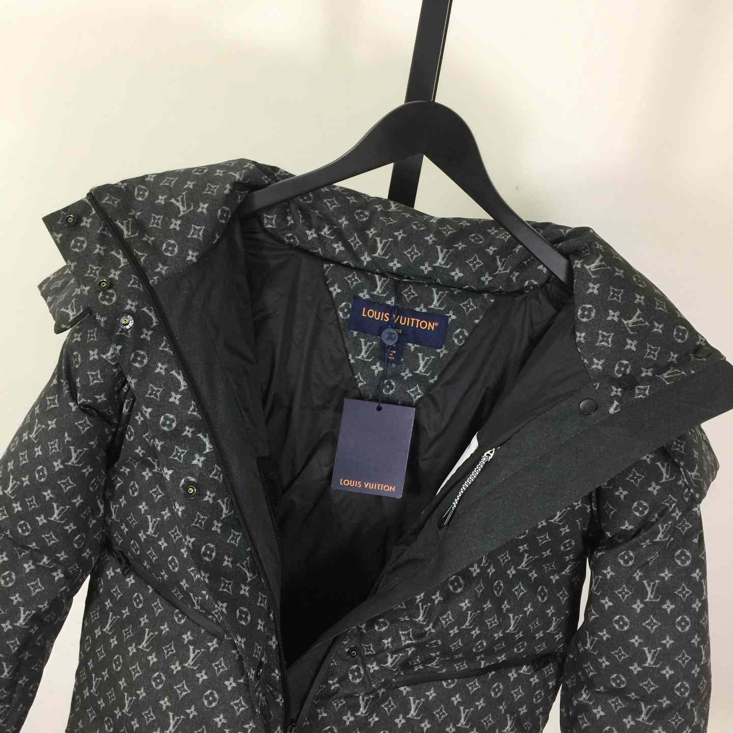 Louis Vuitton Denim-Effect Monogram Ski Jacket  - FashionPlug