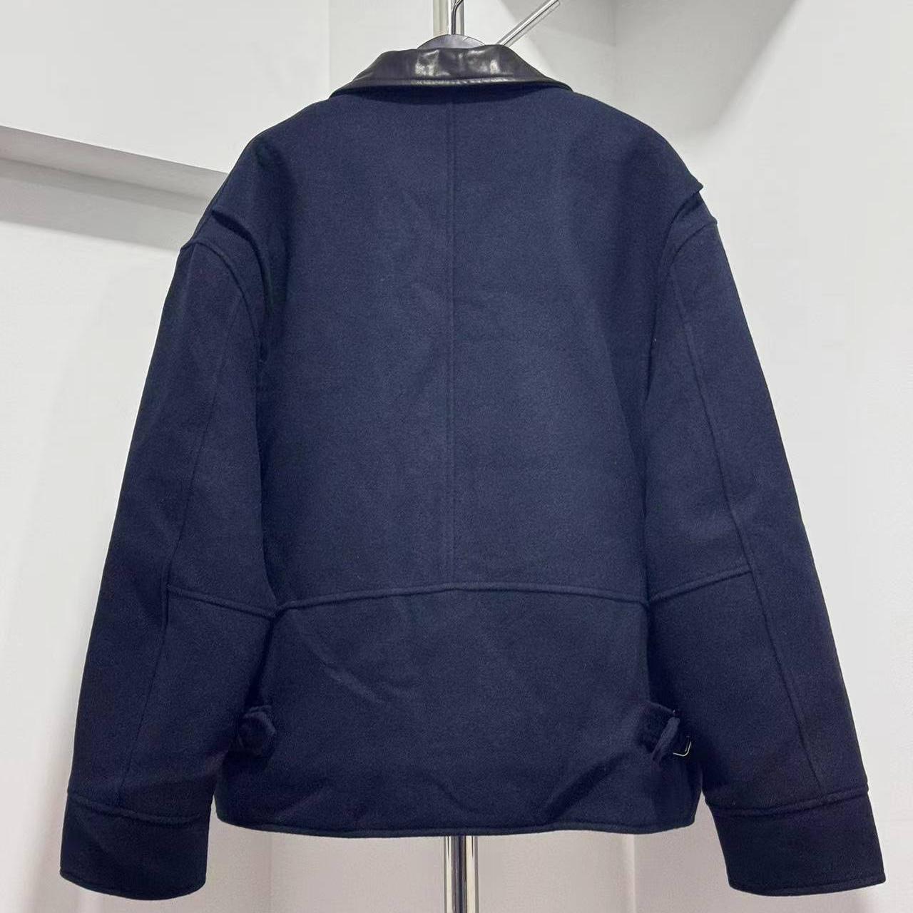 Miu Miu Washed Wool Cloth Blouson Jacket - FashionPlug