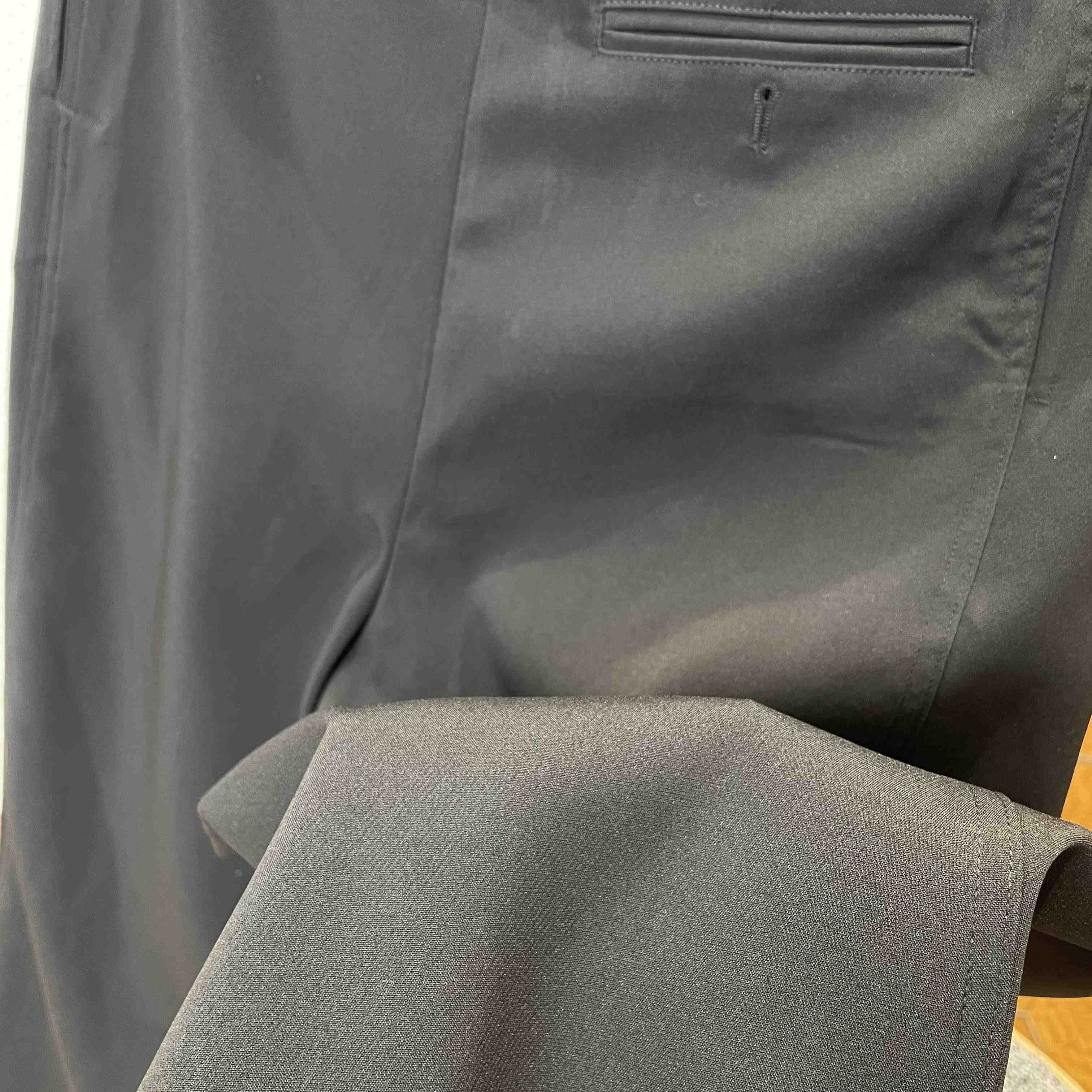 Loewe Belted Trousers In Wool And Silk - FashionPlug