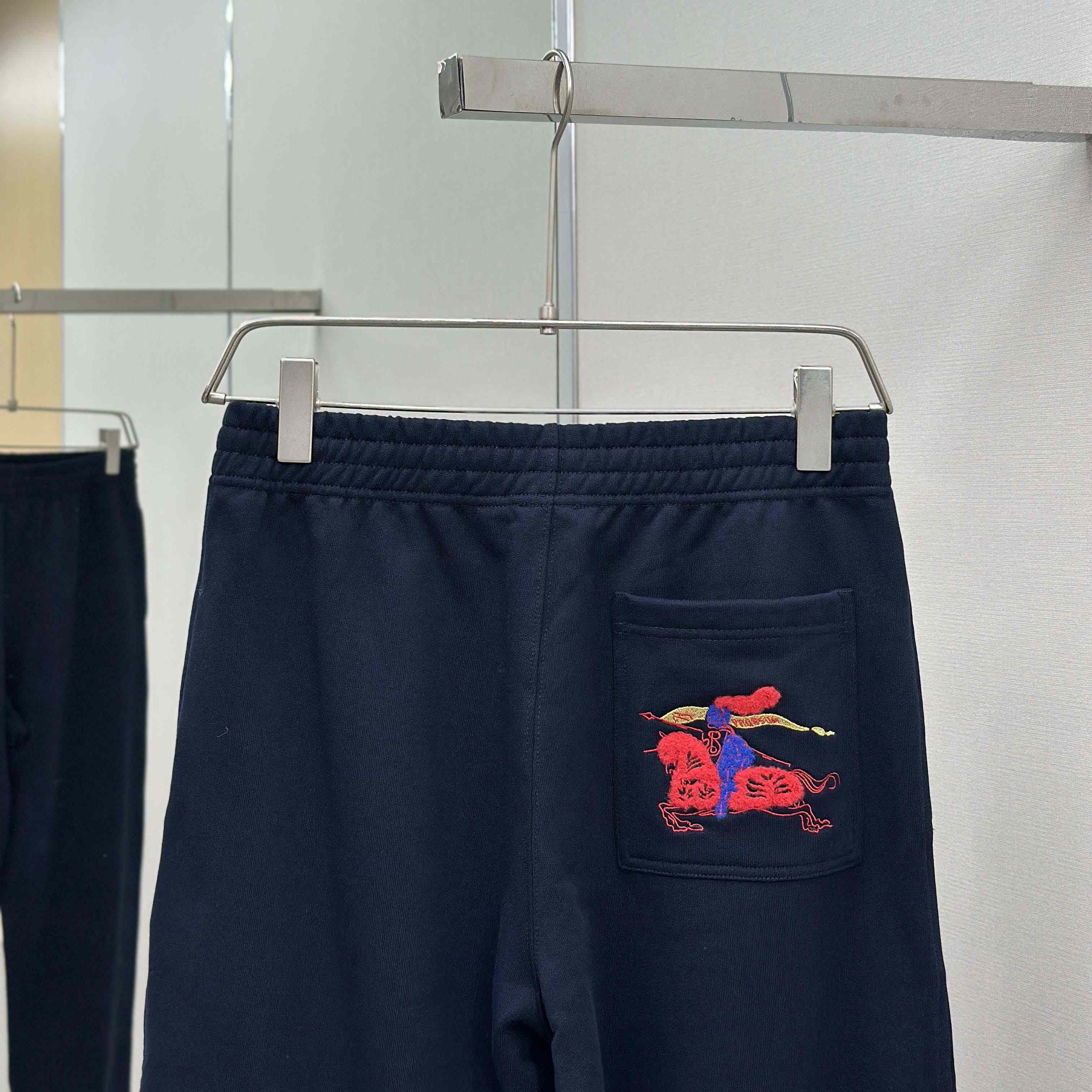 Burberry EKD Viscose Blend Track Pants - FashionPlug