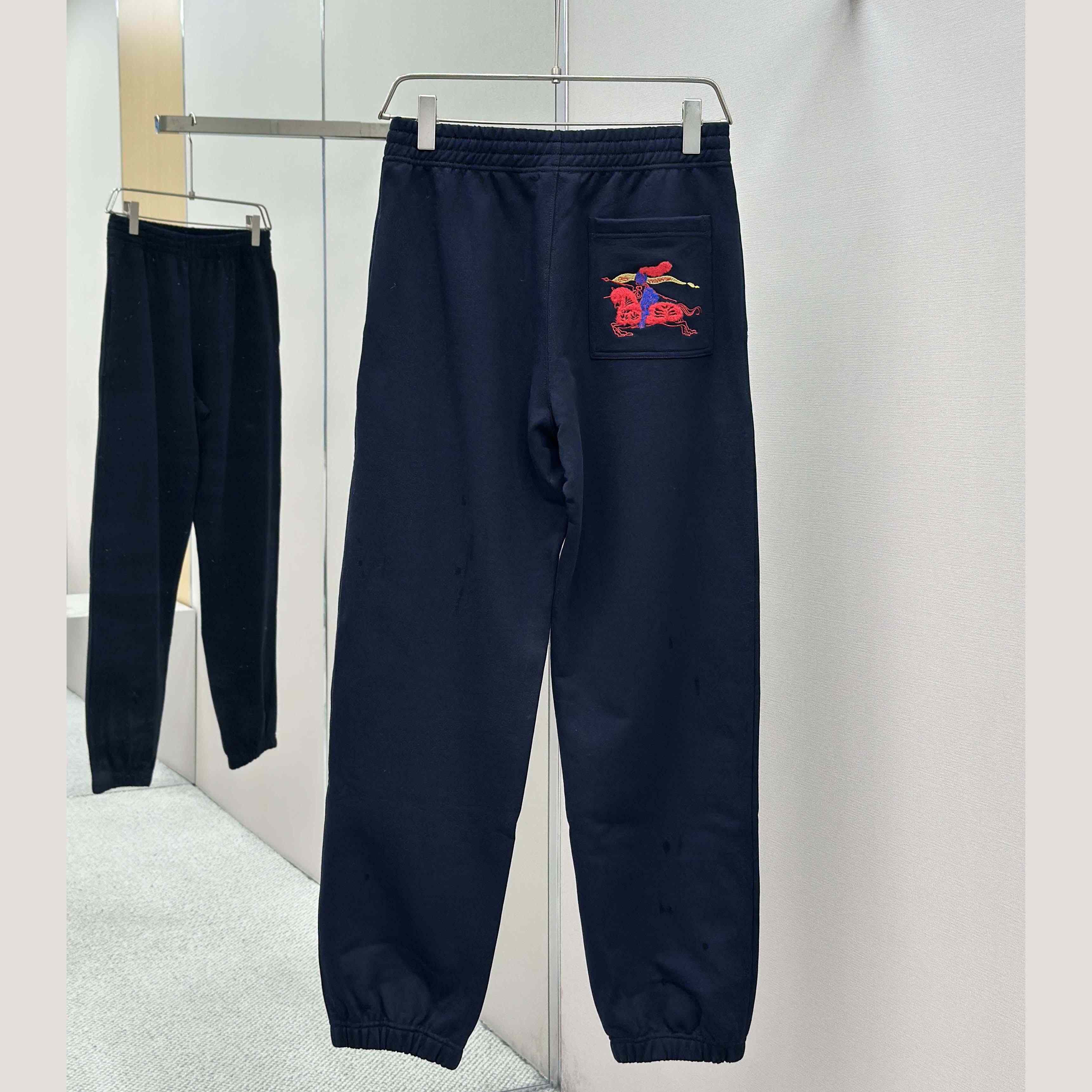 Burberry EKD Viscose Blend Track Pants - FashionPlug