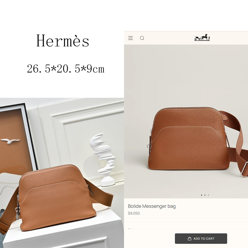 Hermès Bolide Messenger Bag - FashionPlug