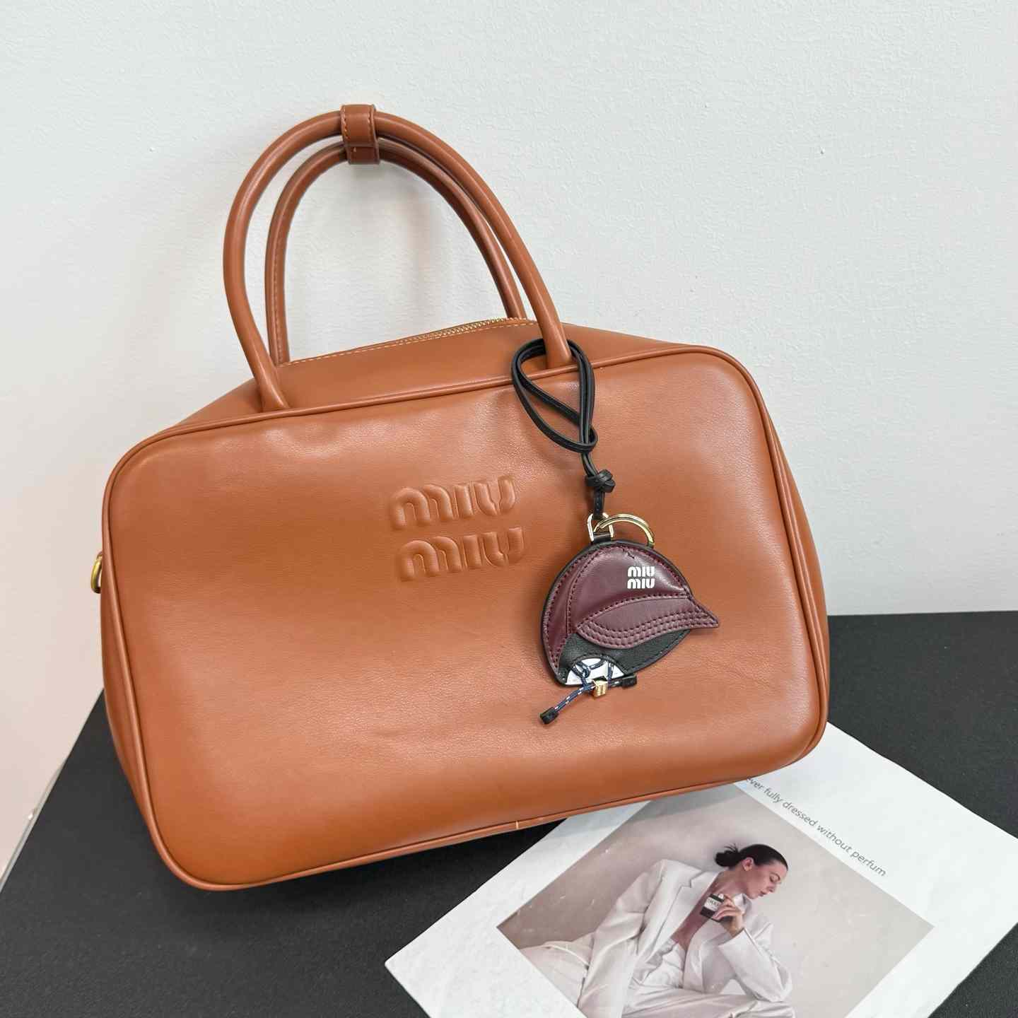 Miu Miu Leather Key Ring Trick - FashionPlug