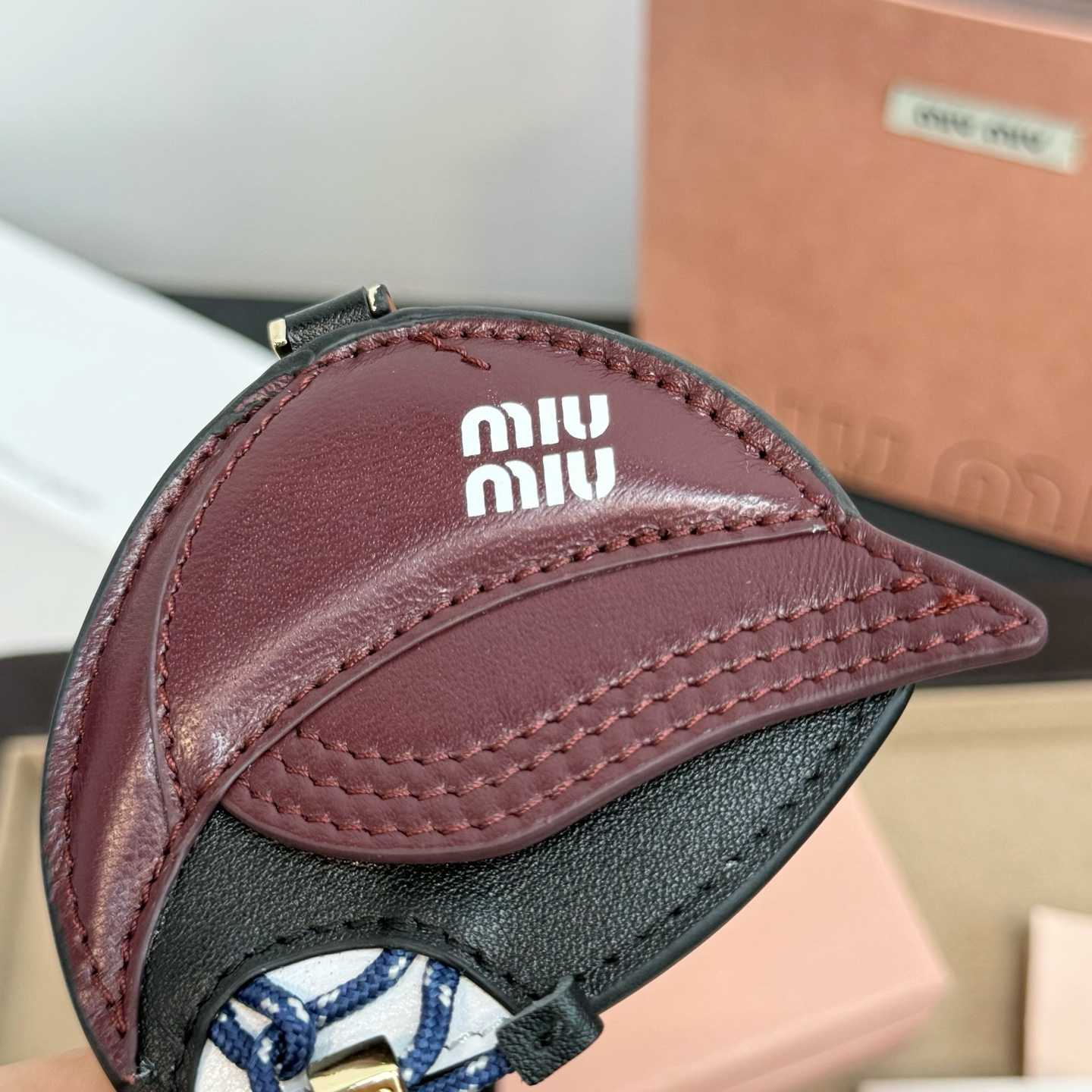 Miu Miu Leather Key Ring Trick - FashionPlug