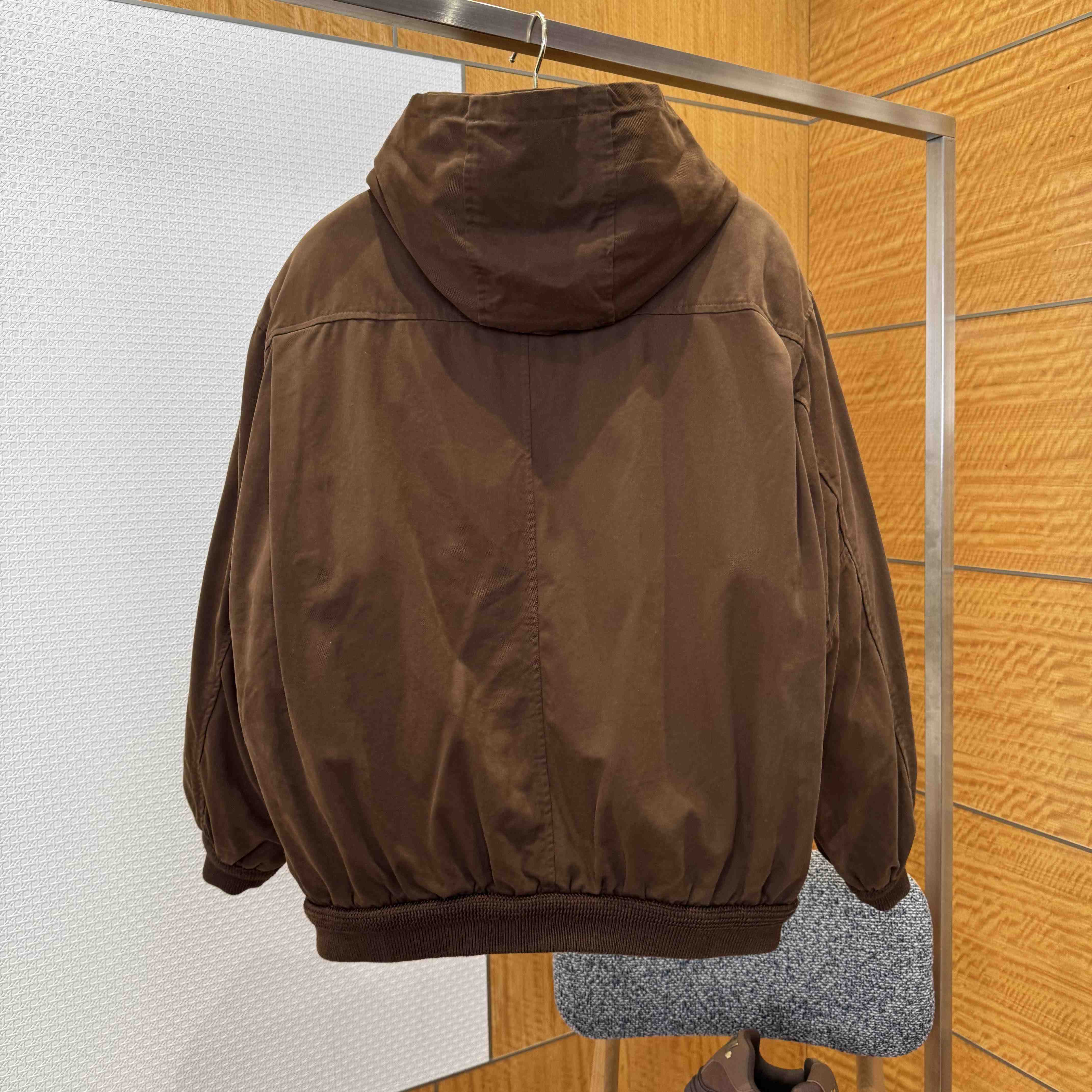 Miu Miu Logo Denim Bomber Jacket - FashionPlug