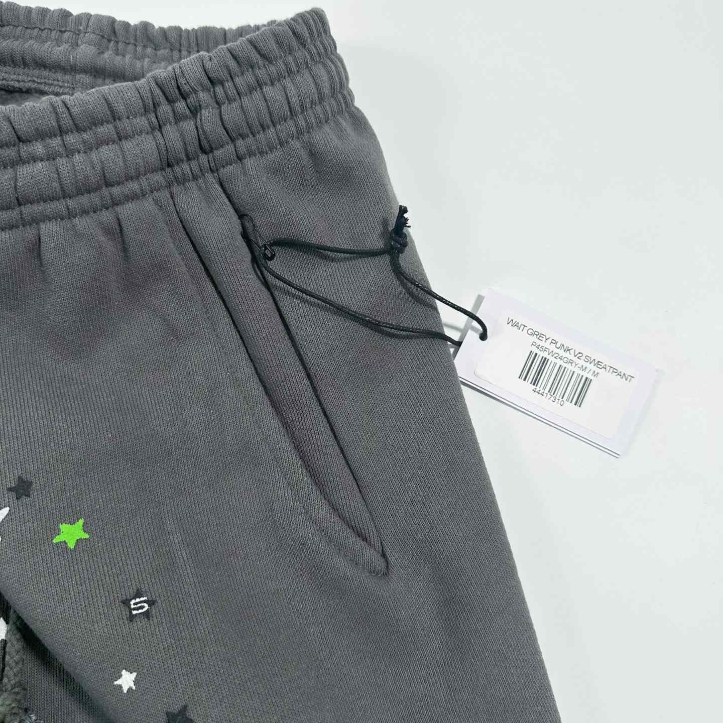 Sp5der Punk V2 Sweatpant Slate Grey - FashionPlug