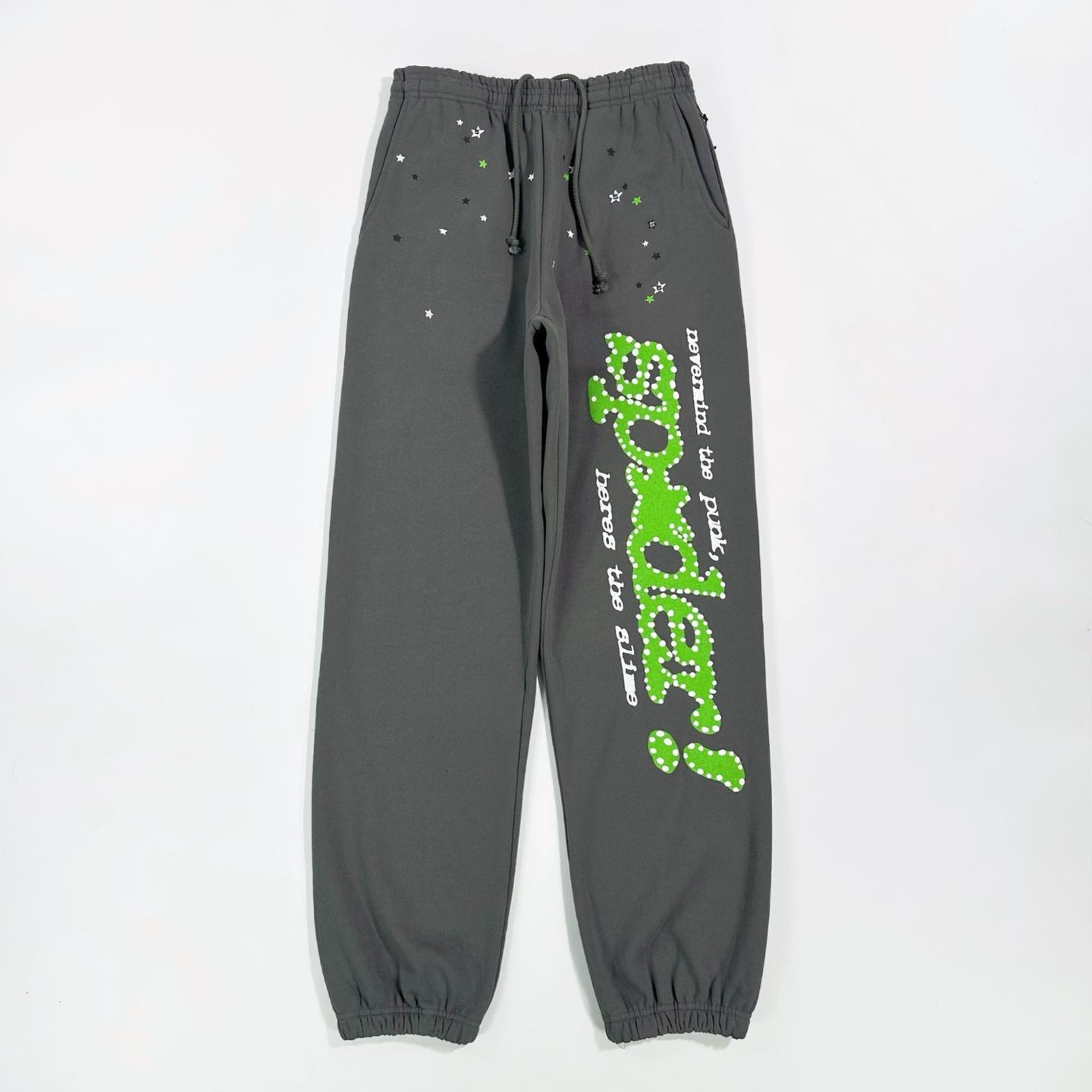 Sp5der Punk V2 Sweatpant Slate Grey - FashionPlug
