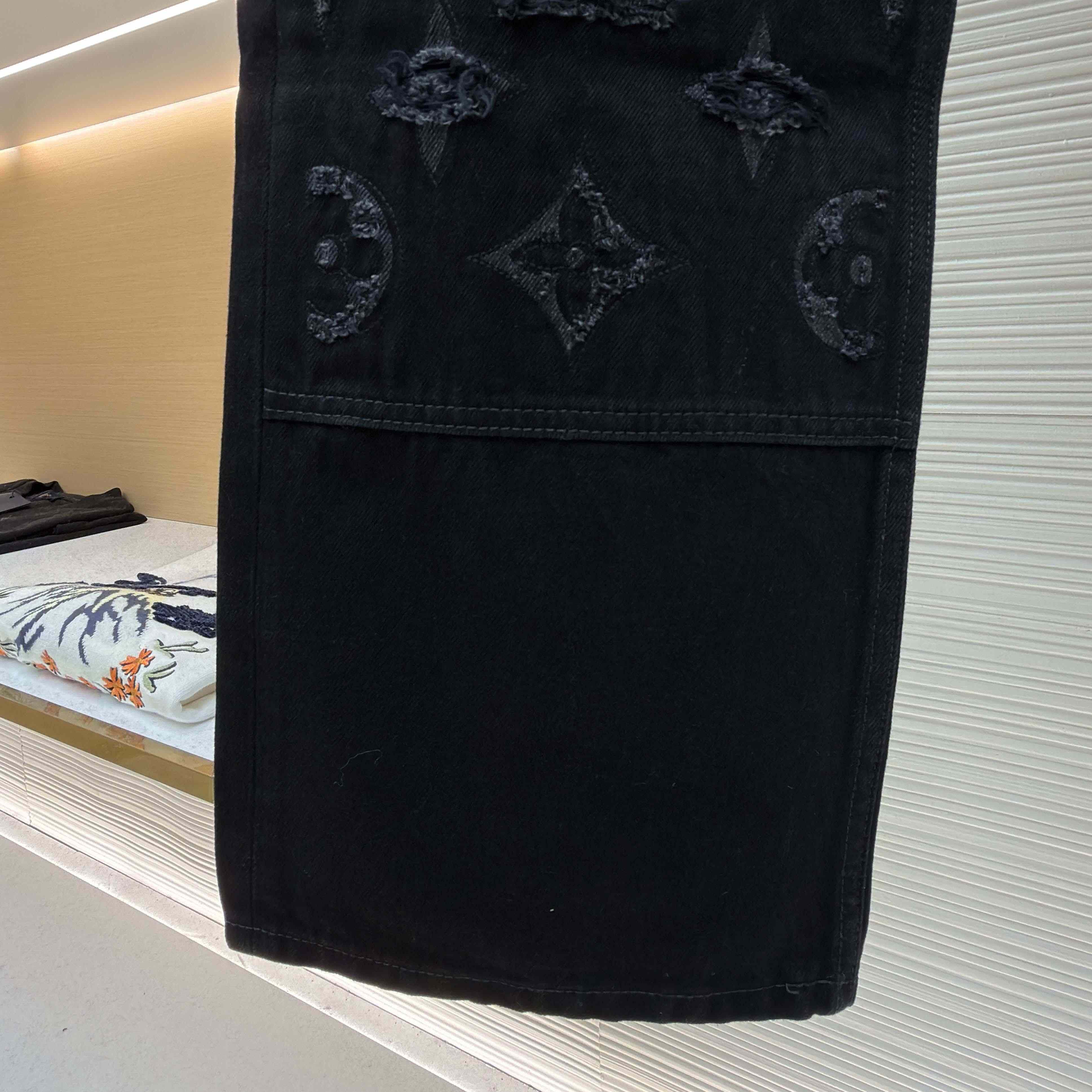 Louis Vuitton Monogram Destroy Denim Pants - FashionPlug