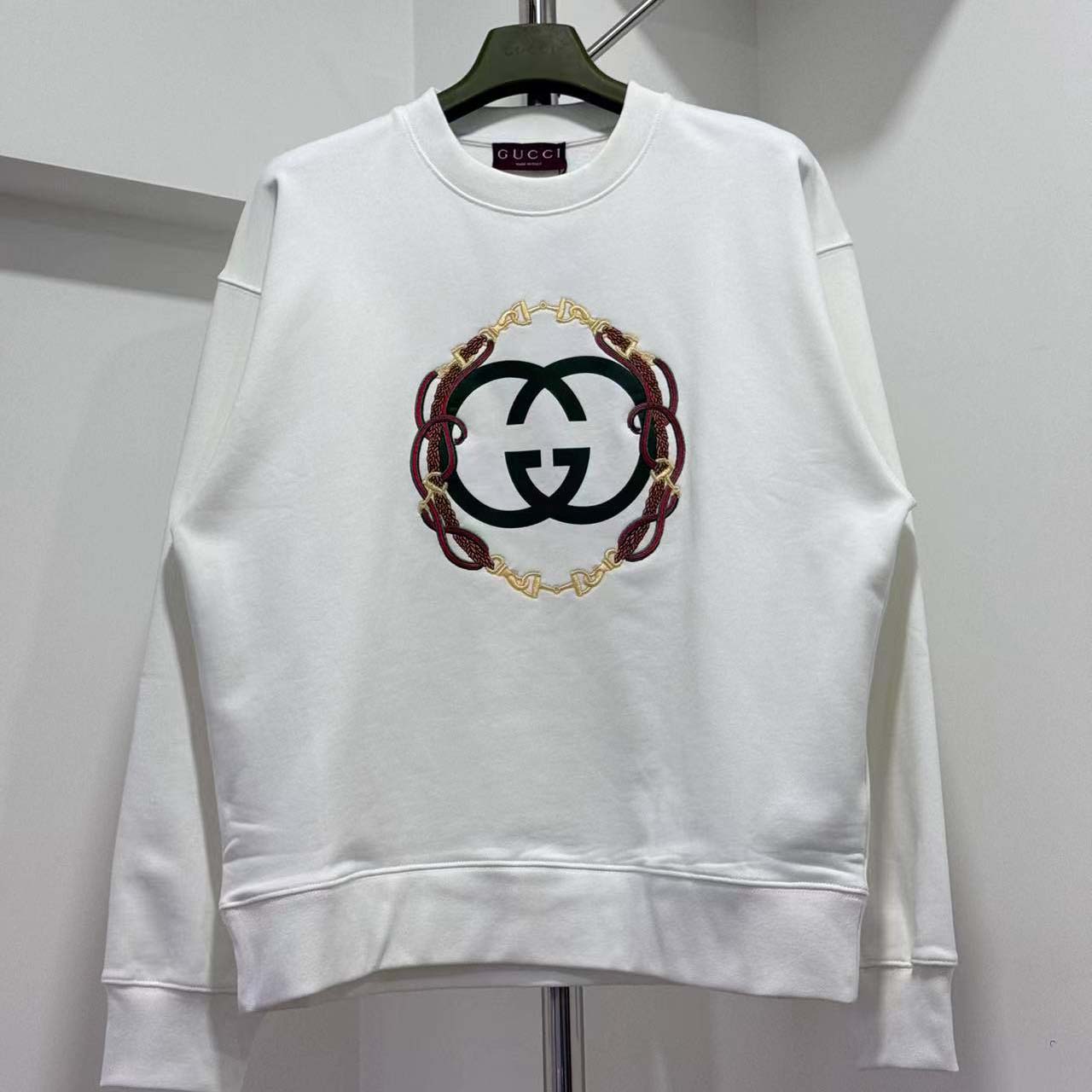 Gucci Cotton Jersey Sweatshirt With Print - FashionPlug