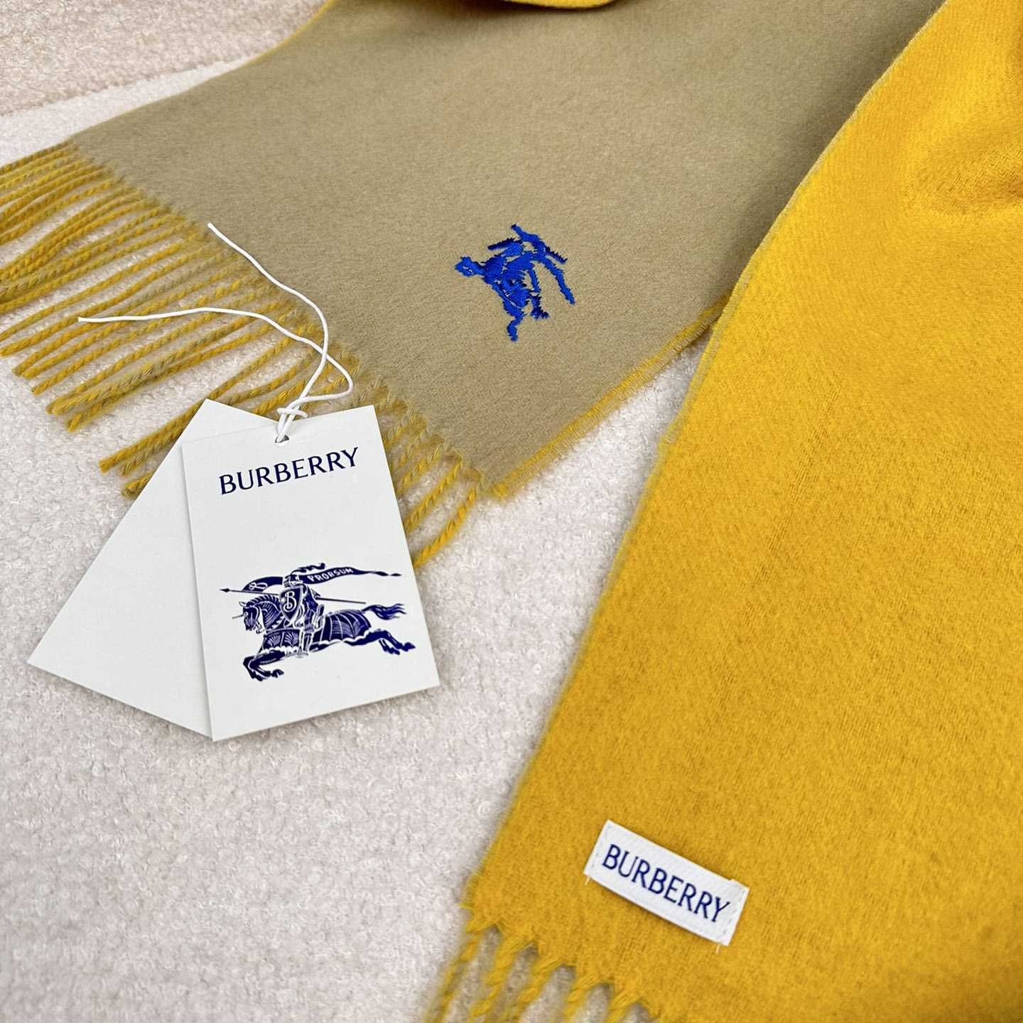 Burberry Reversible Cashmere Scarf - FashionPlug