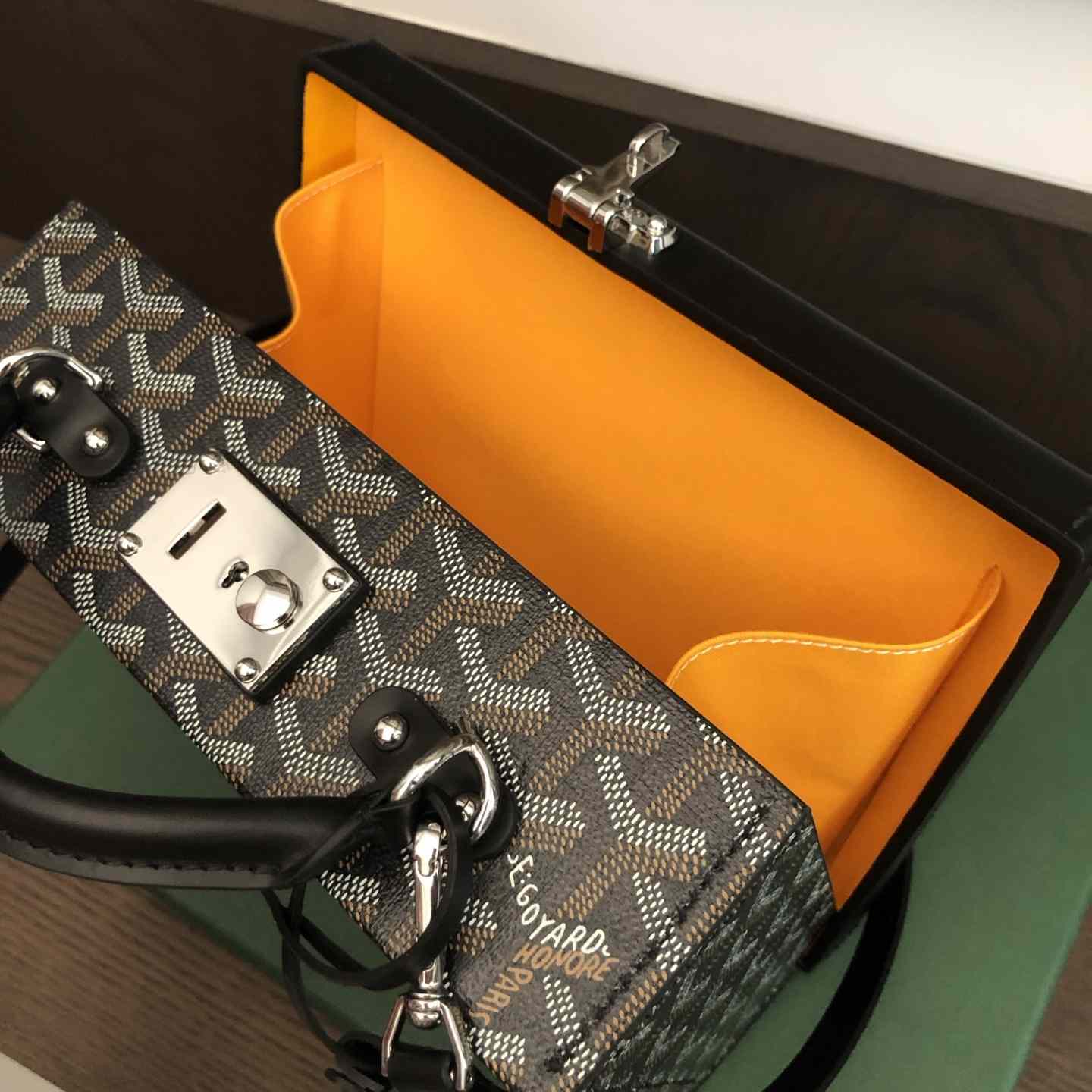 Goyard Goyardine Grand Hotel Trunk Bag    - FashionPlug