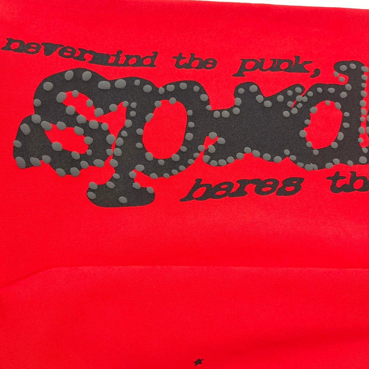 Sp5der P*NK V2 Sweatpant 'Red'  - FashionPlug