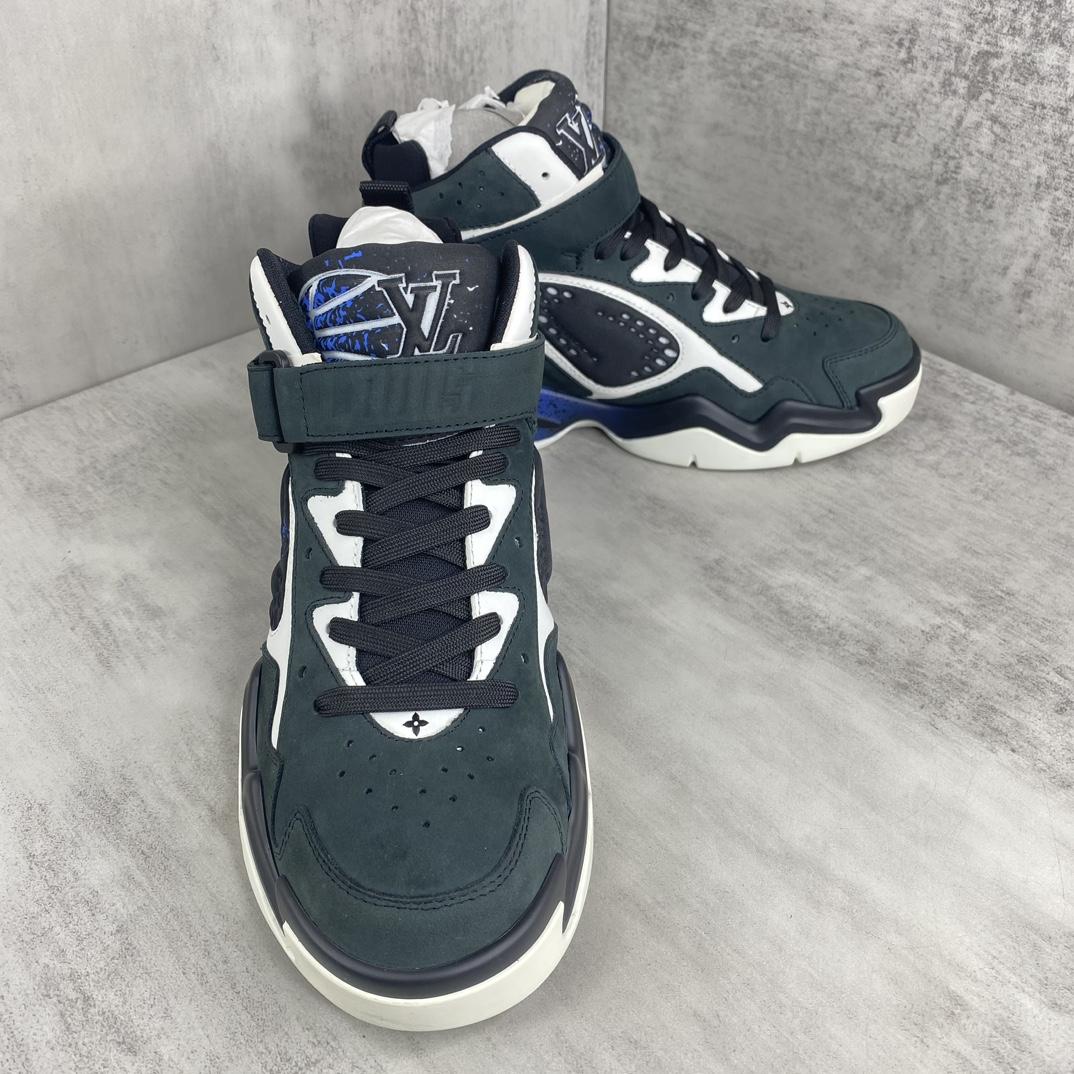 Louis Vuitton LV Trainer 2 sneaker in a black - FashionPlug