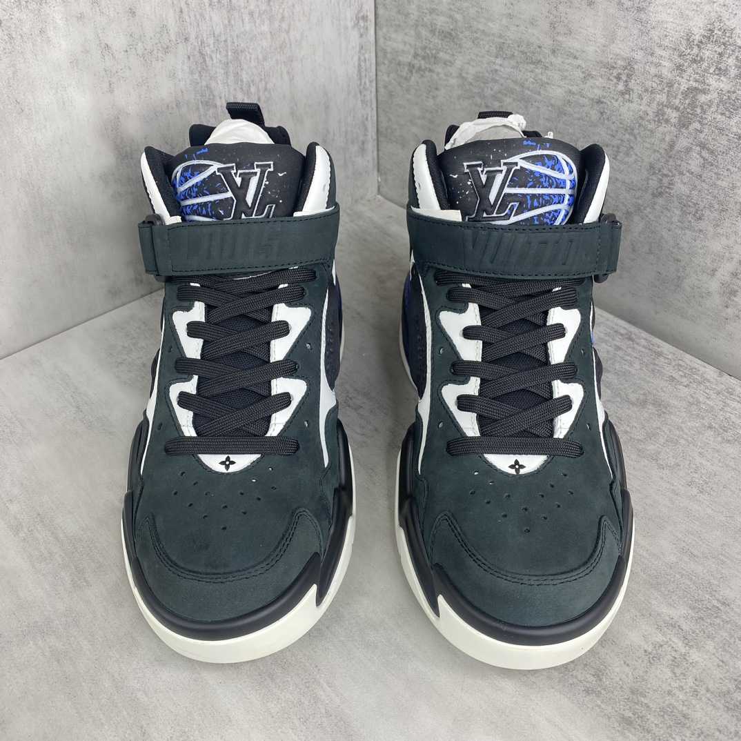 Louis Vuitton LV Trainer 2 sneaker in a black - FashionPlug