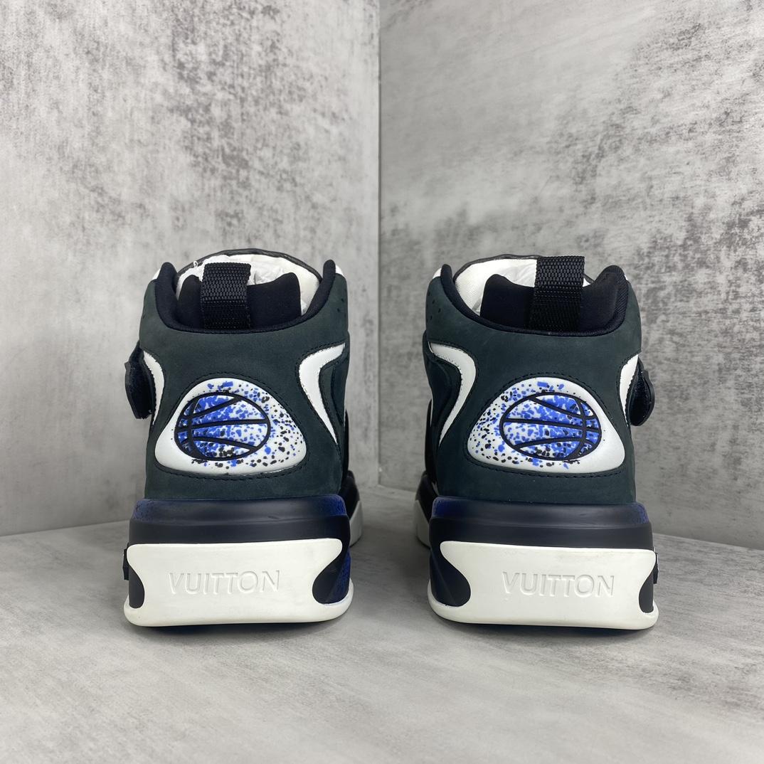 Louis Vuitton LV Trainer 2 sneaker in a black - FashionPlug