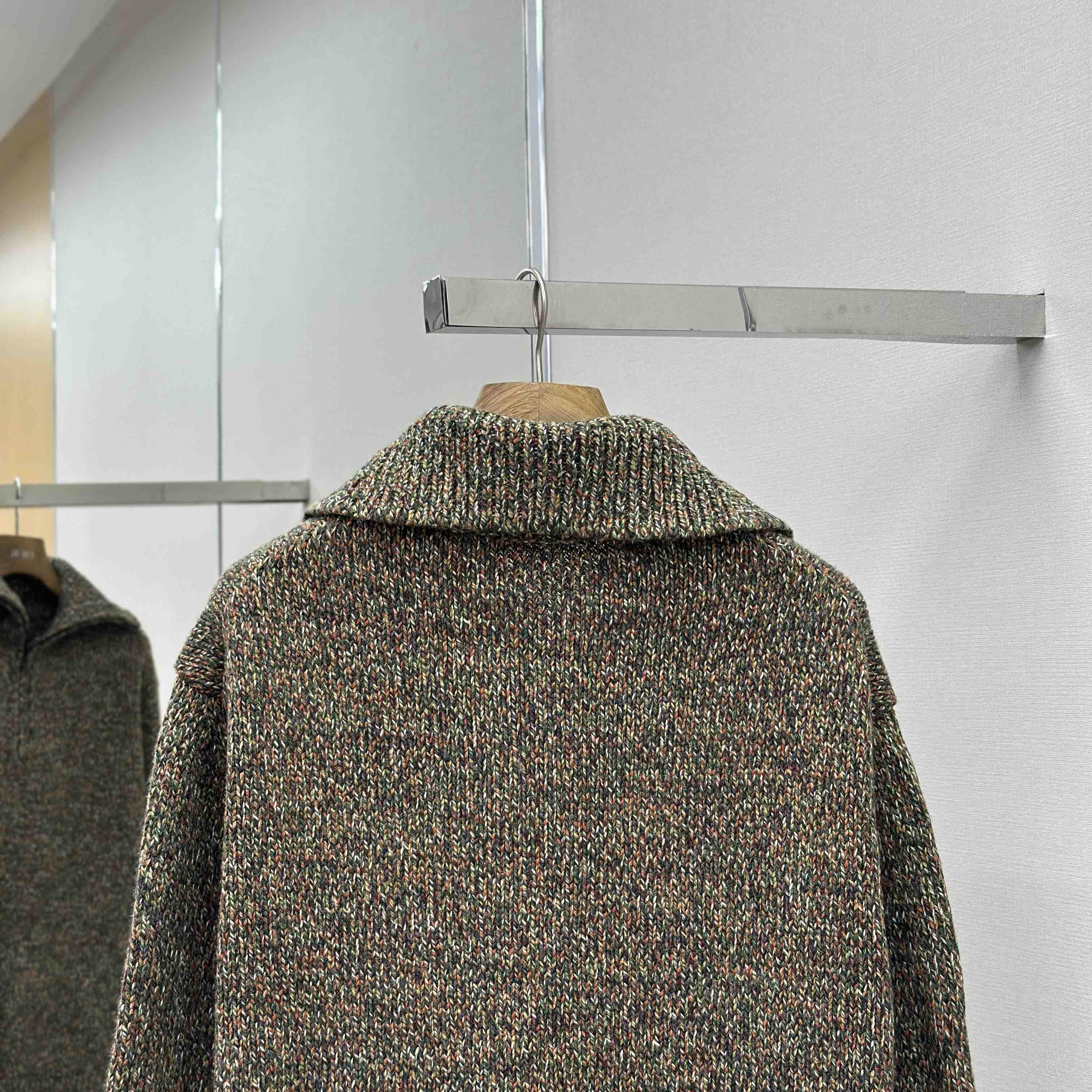 Loro Piana Cashmere Half-Zip Rollneck Sweater - FashionPlug