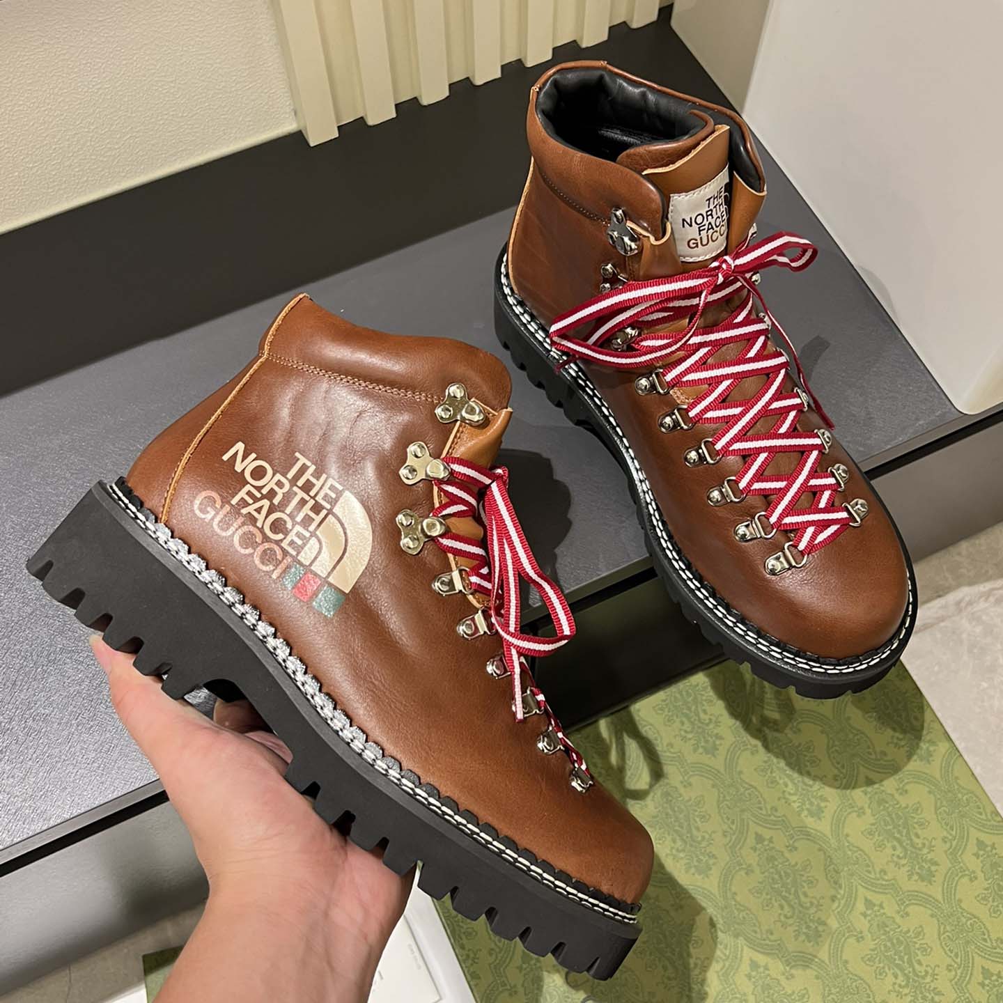 The North Face x Gucci Ankle Boot  - FashionPlug