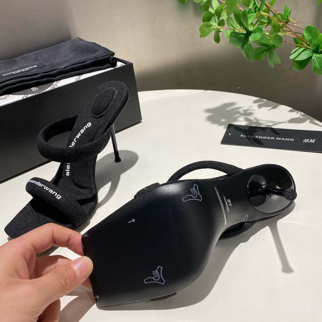 Alexander Wang Julie Tubular 105mm sanda - FashionPlug