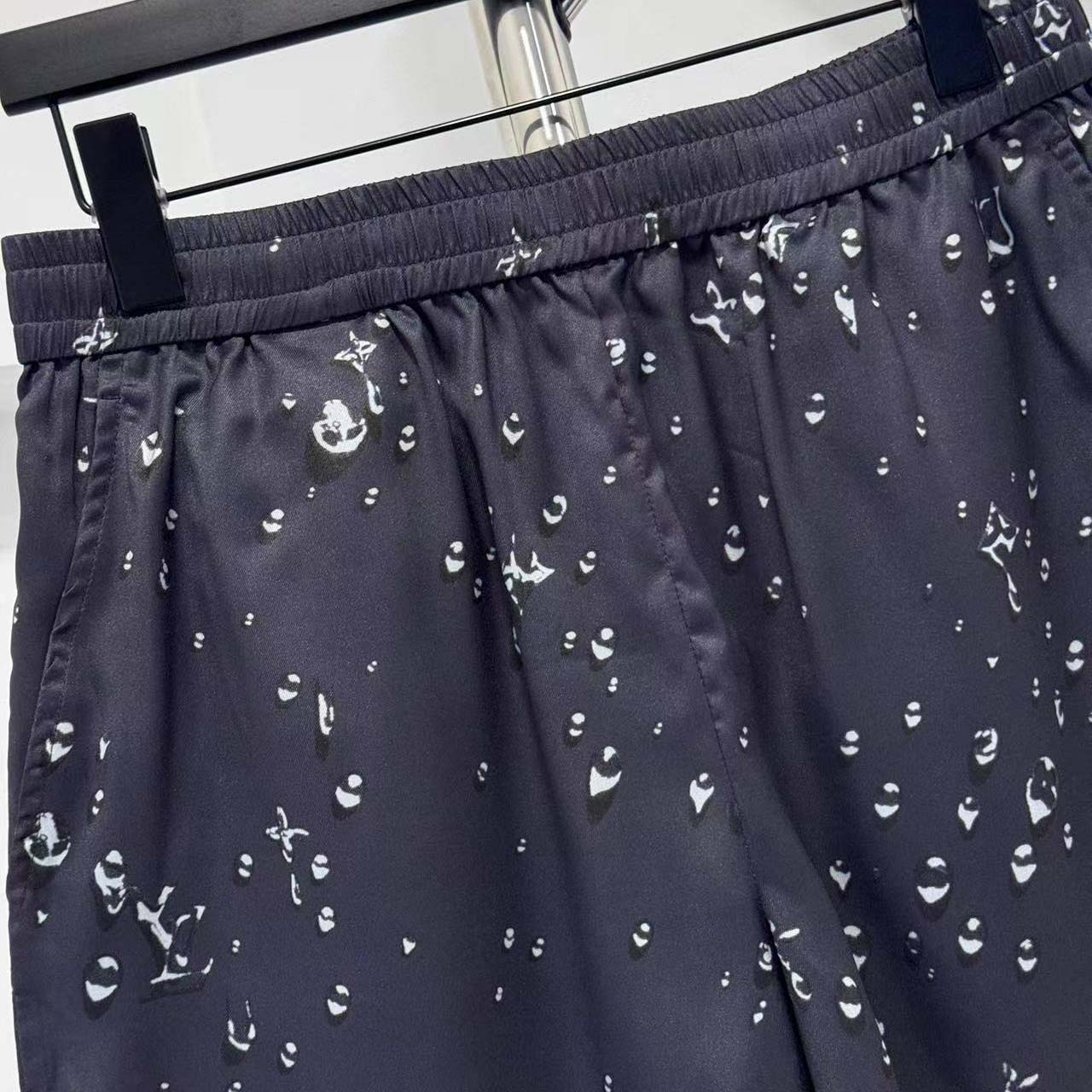 Louis Vuitton Monogram Silk Shorts  - FashionPlug