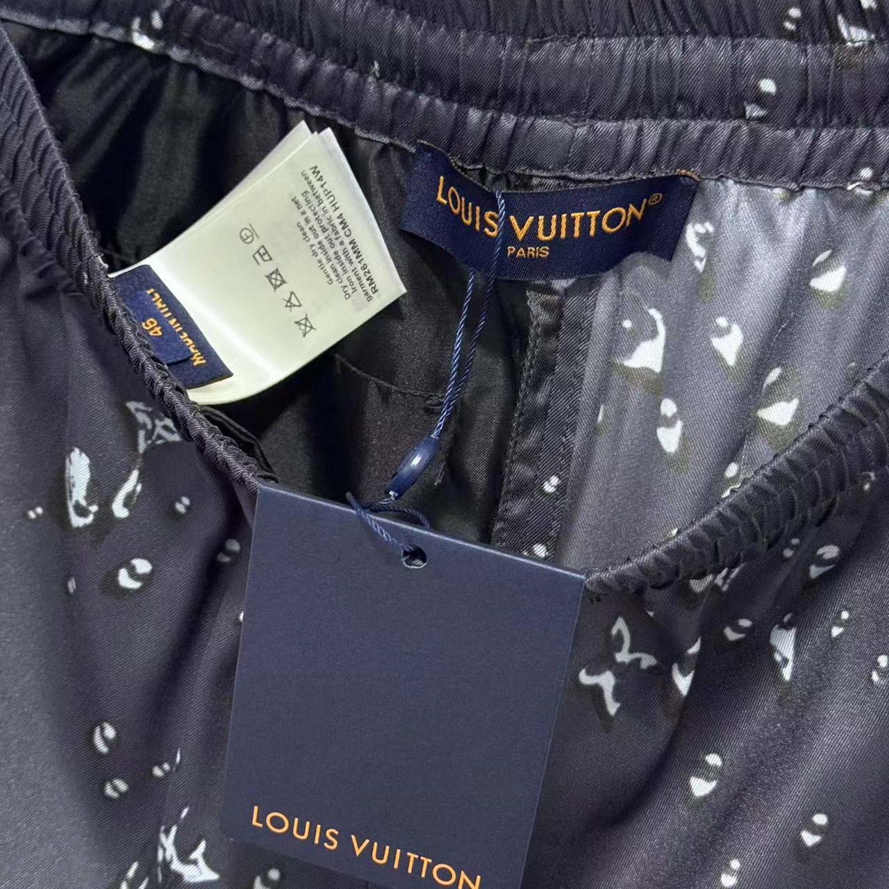 Louis Vuitton Monogram Silk Shorts  - FashionPlug